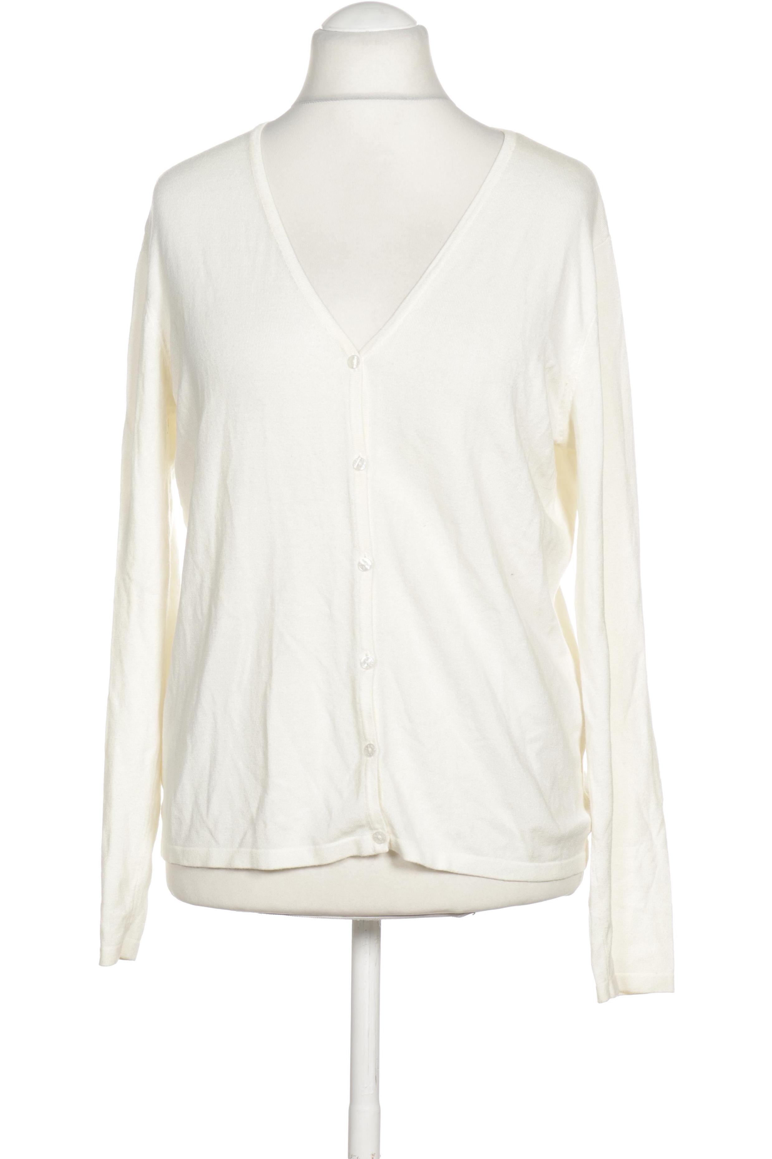 

More & More Damen Strickjacke, weiß, Gr. 44