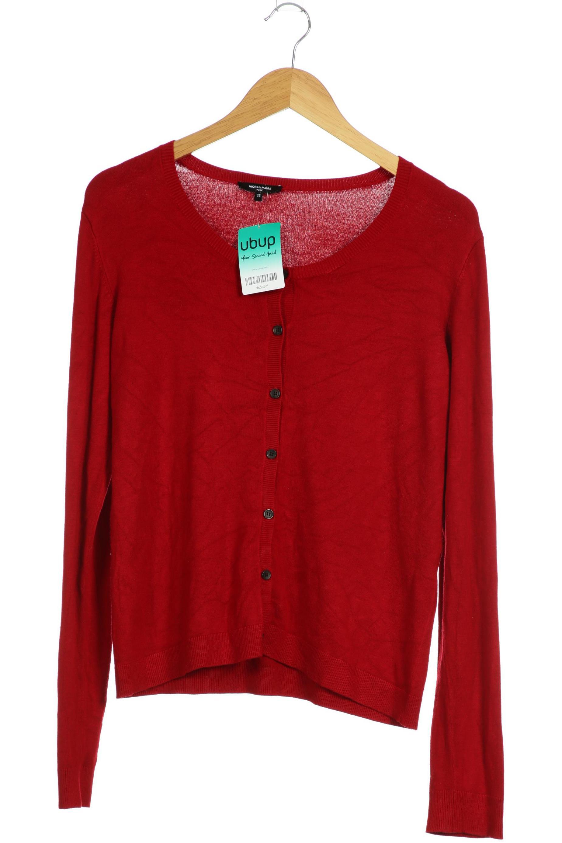 

More & More Damen Strickjacke, rot, Gr. 36
