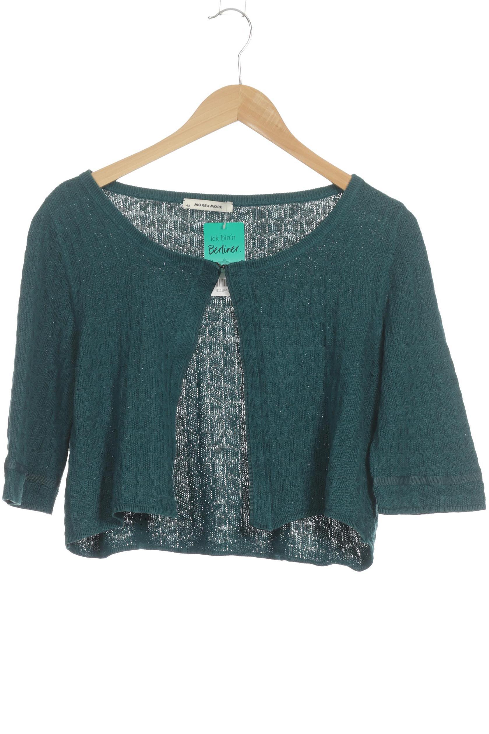 

More & More Damen Strickjacke, türkis, Gr. 42
