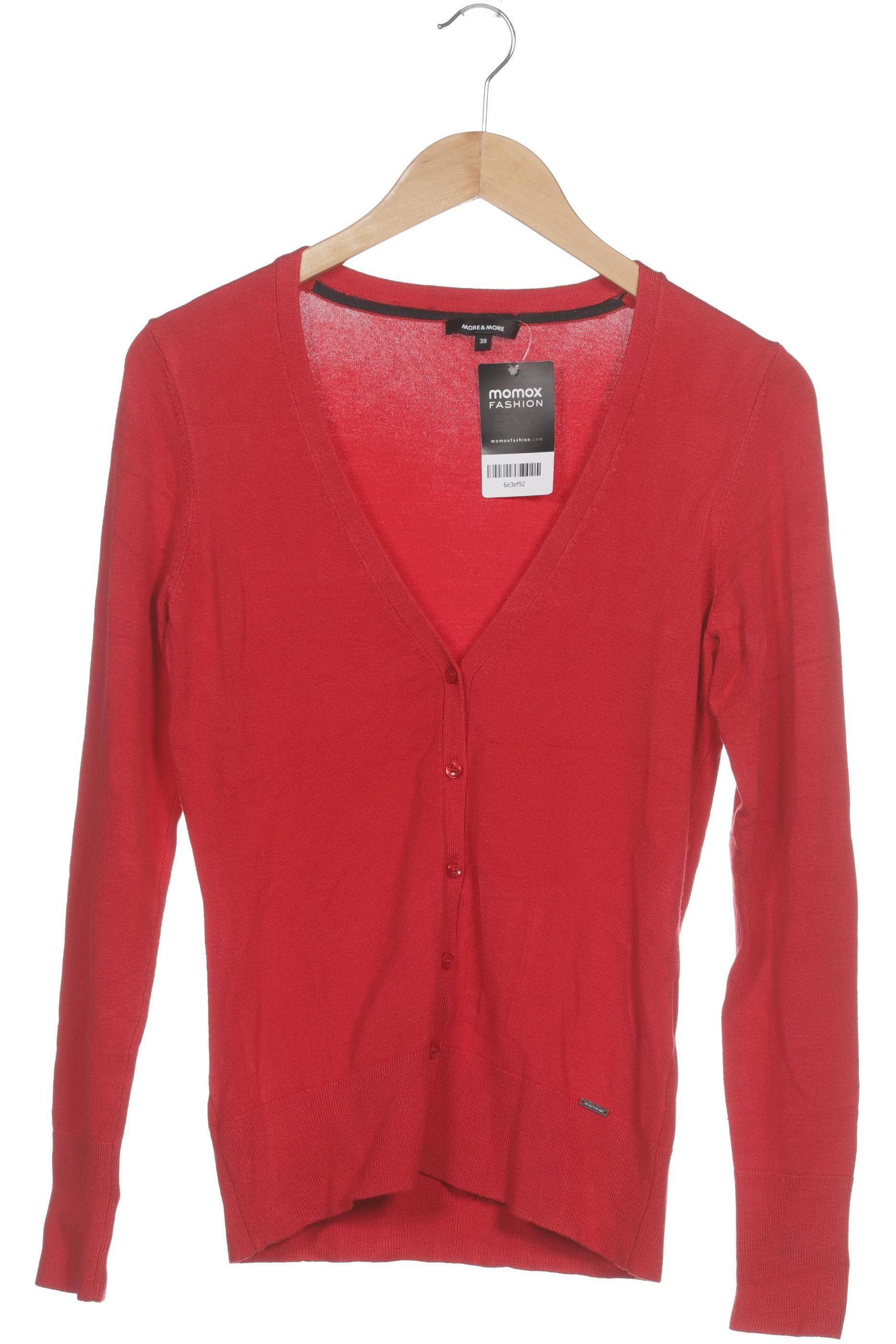 

More & More Damen Strickjacke, rot, Gr. 38