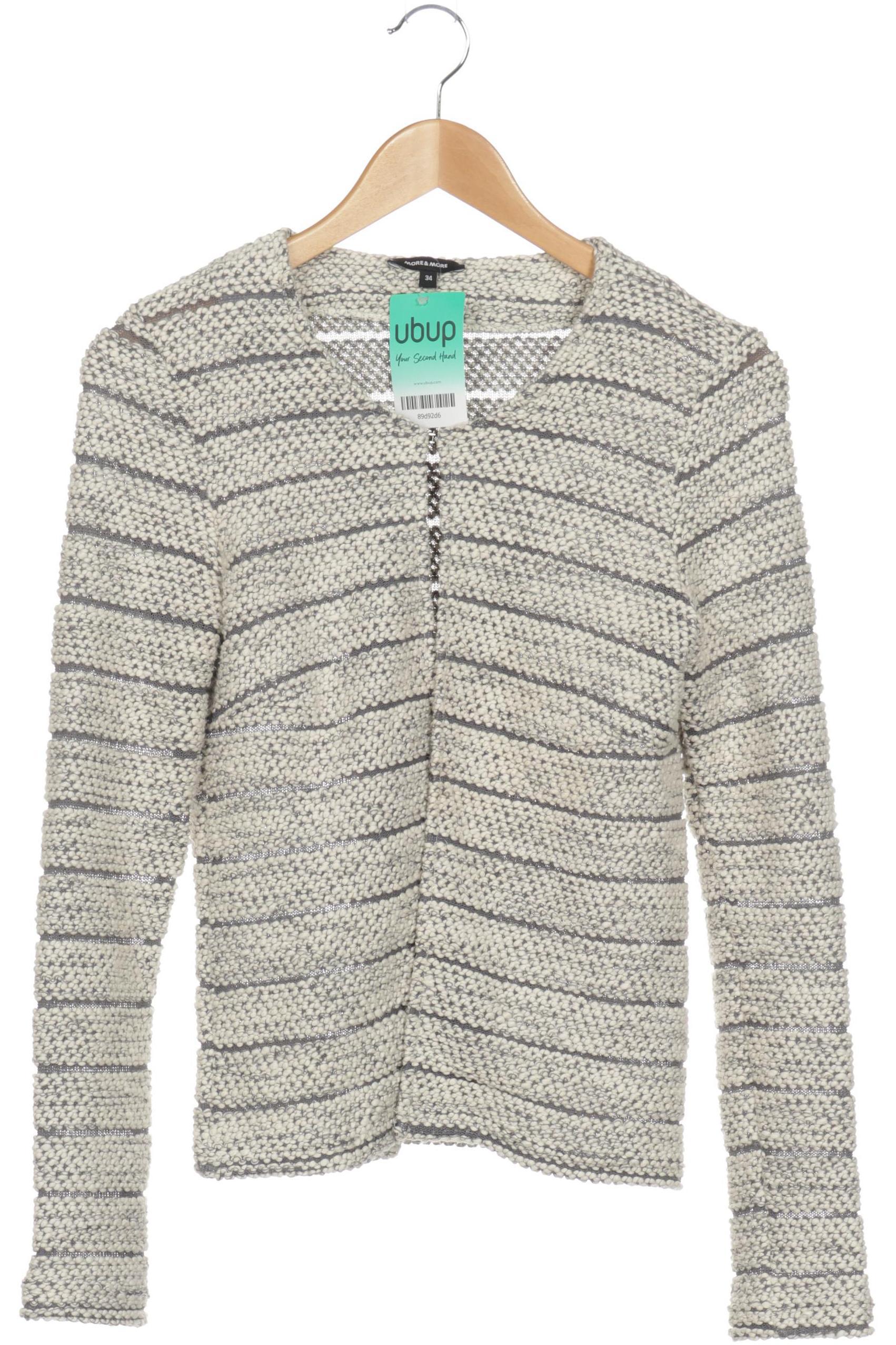 

More & More Damen Strickjacke, grau, Gr. 34