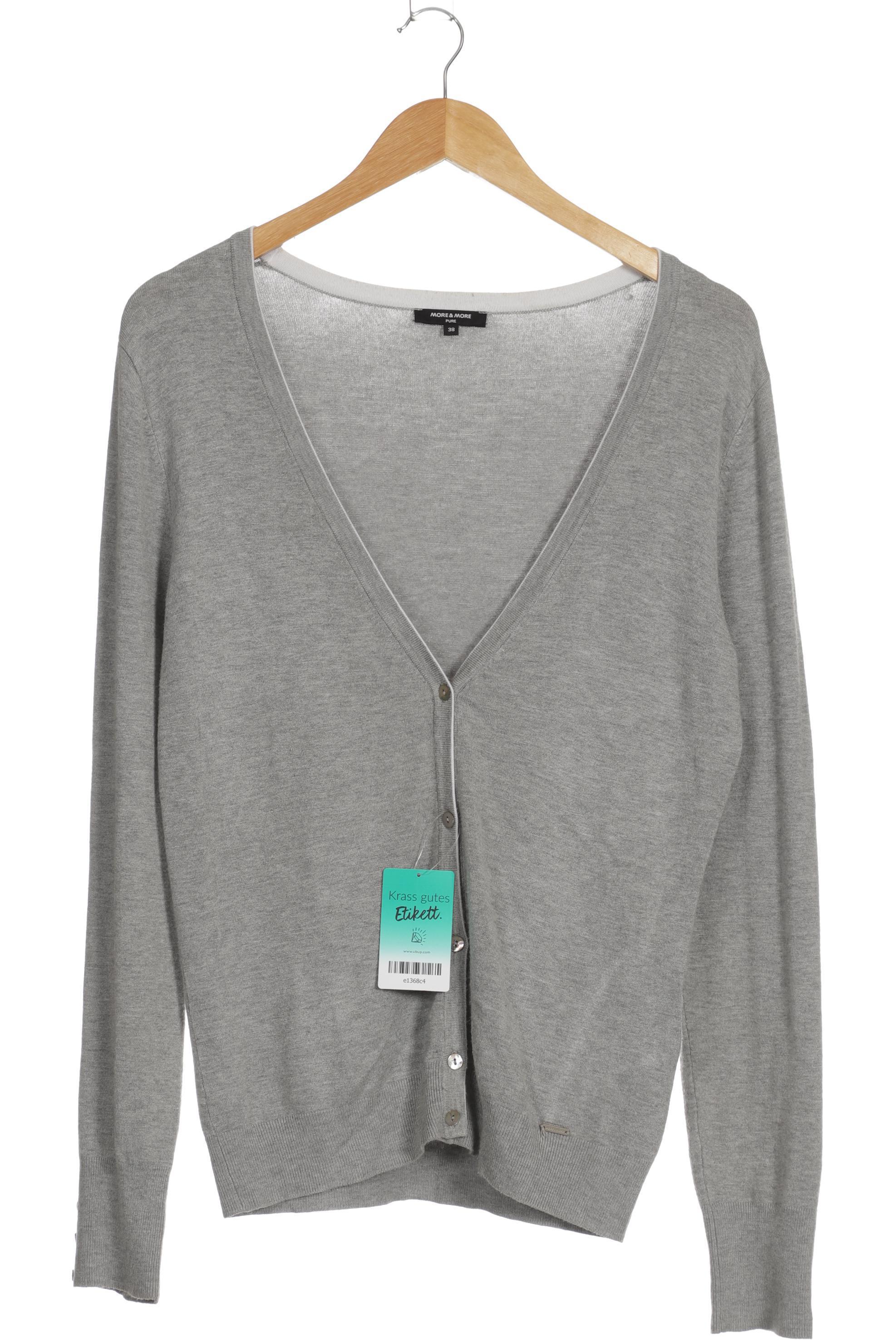 

More & More Damen Strickjacke, grau, Gr. 38