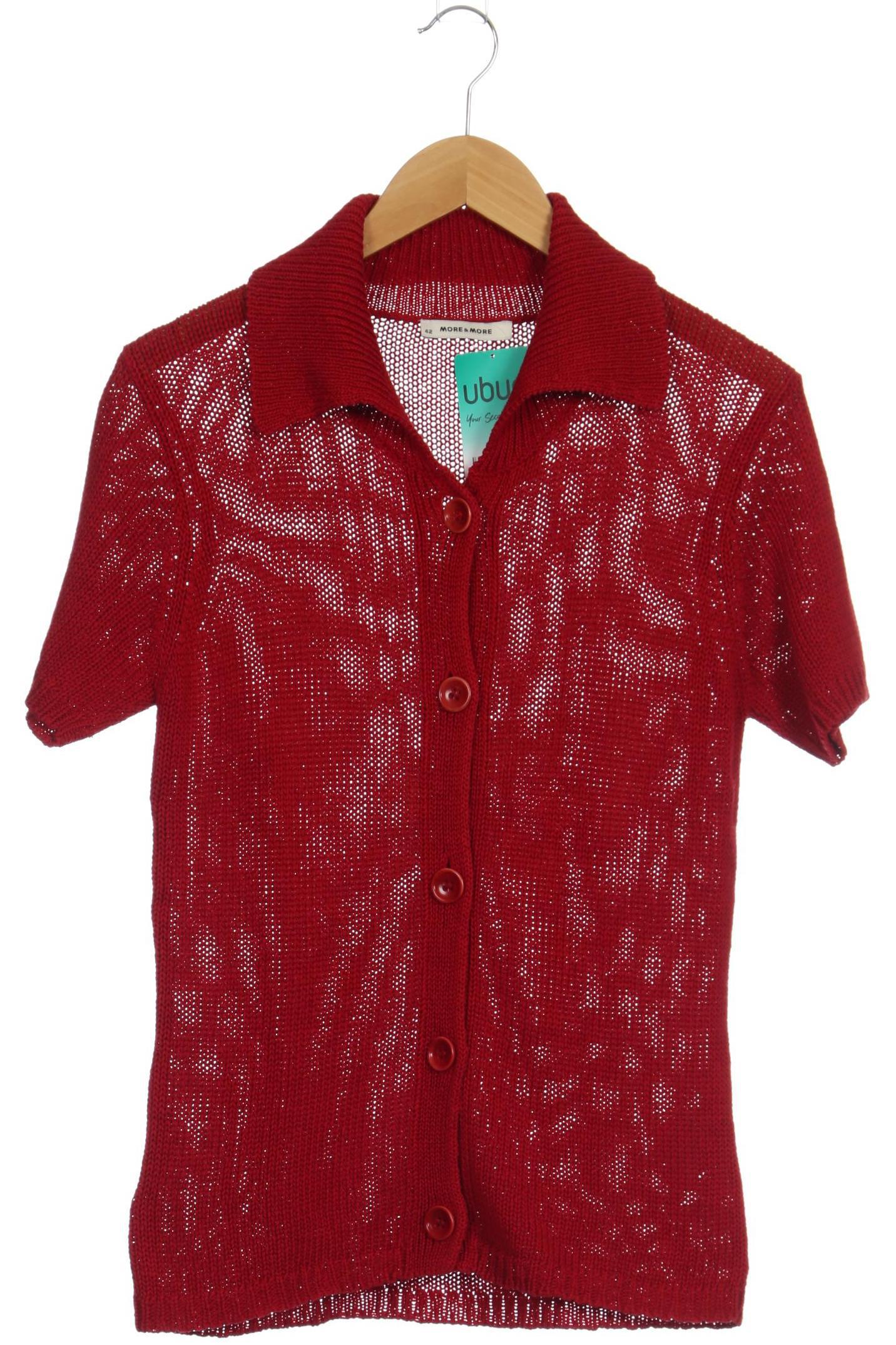 

More & More Damen Strickjacke, rot, Gr. 42