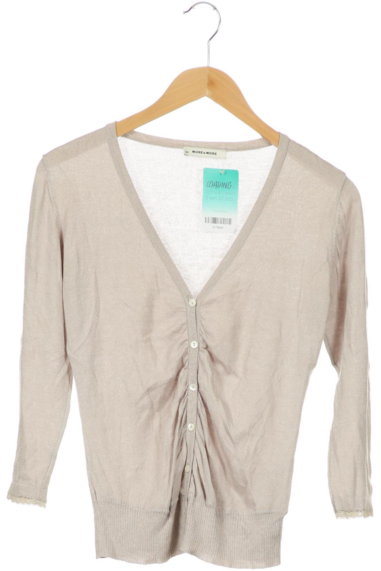 

More & More Damen Strickjacke, beige, Gr. 40