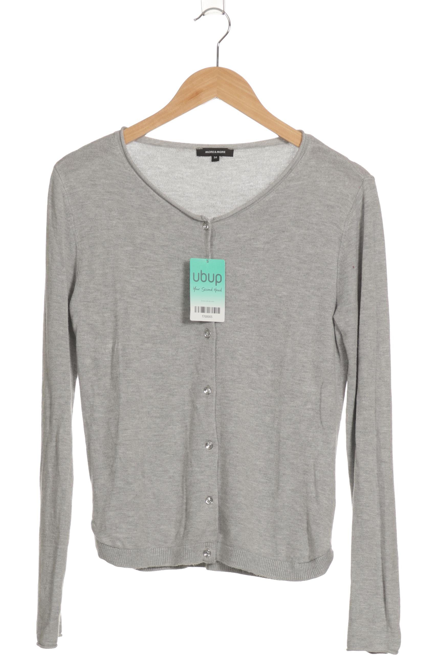 

More & More Damen Strickjacke, grau, Gr. 34