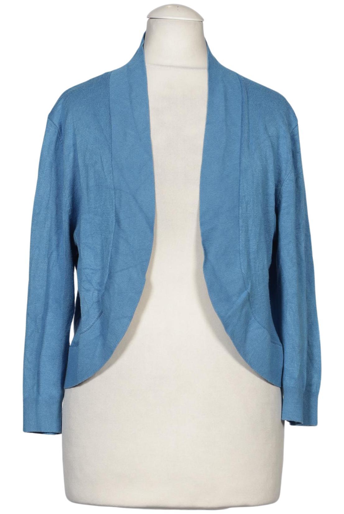 

More & More Damen Strickjacke, hellblau, Gr. 38