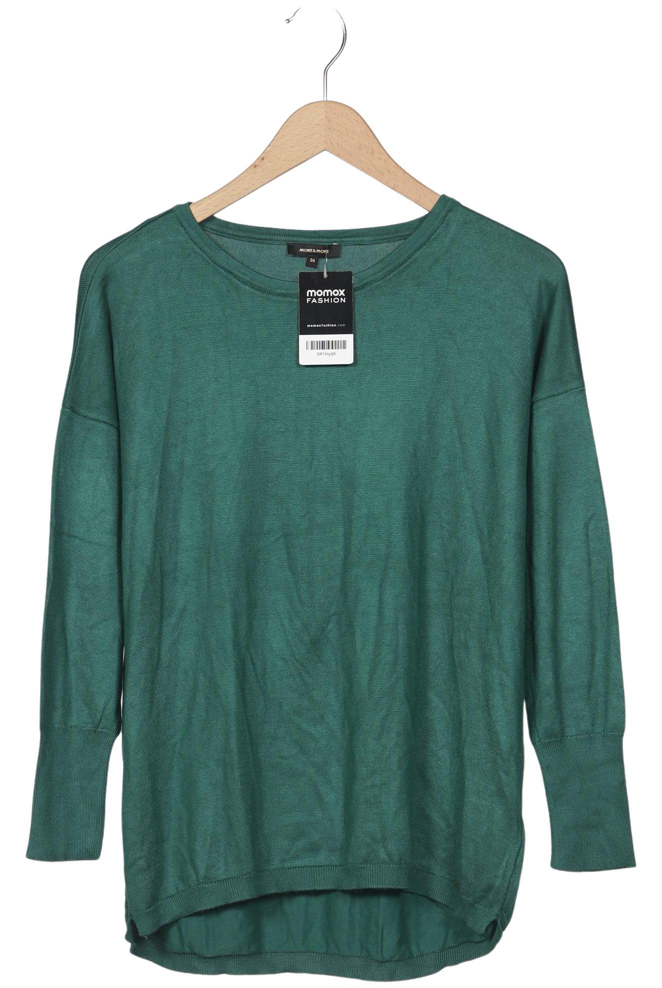 

More & More Damen Pullover, grün, Gr. 34