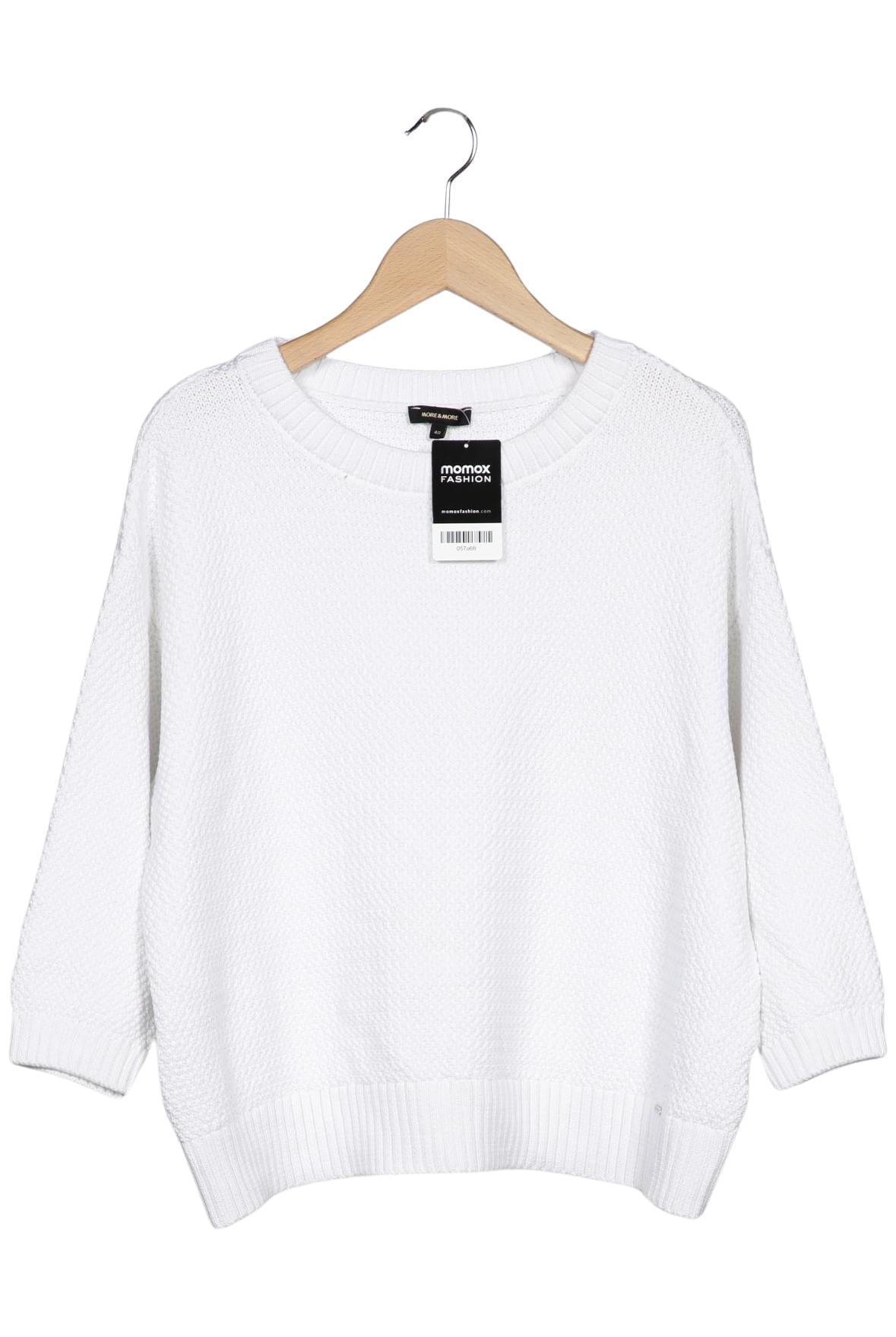 

More & More Damen Pullover, weiß, Gr. 40