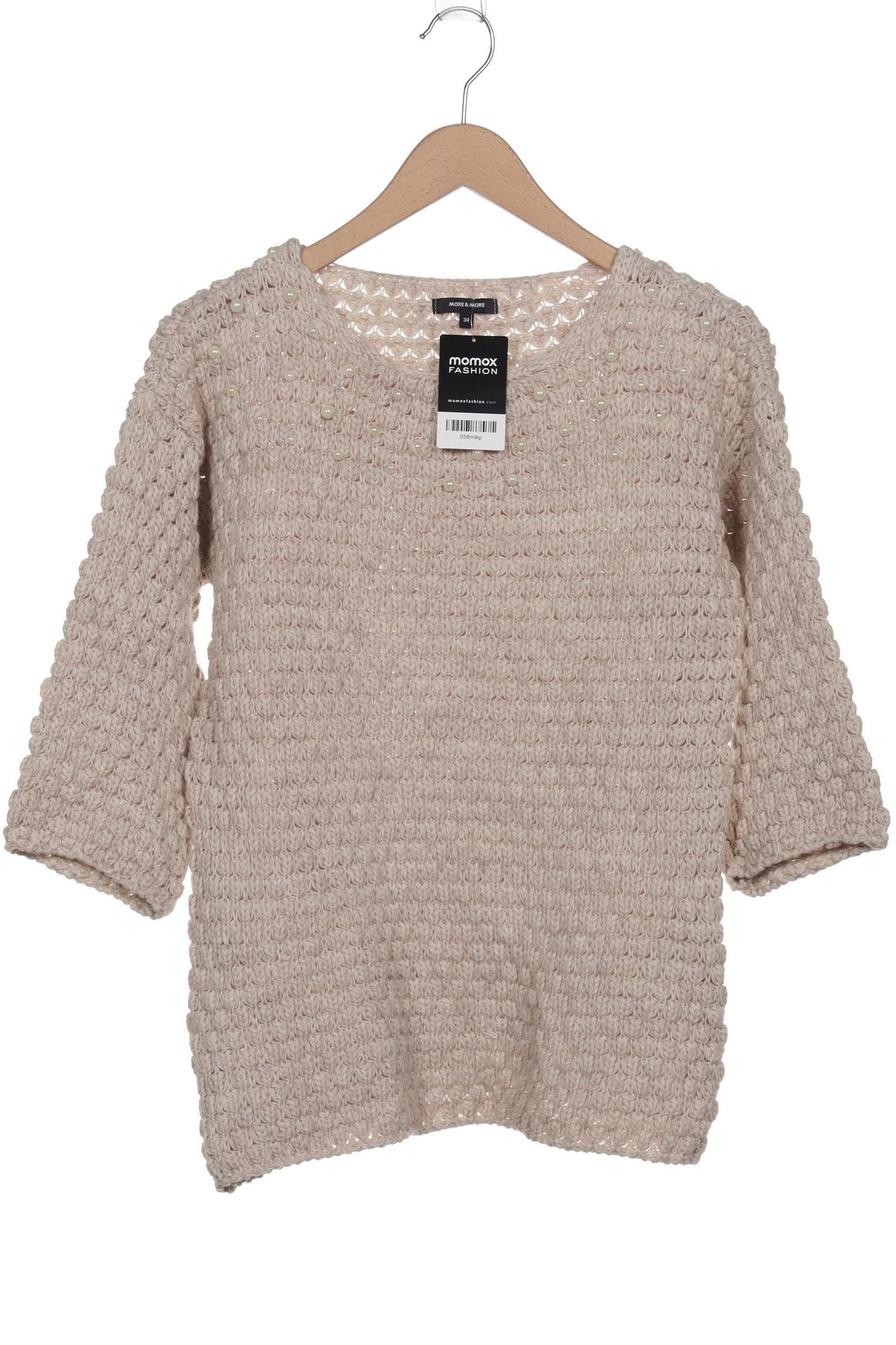 

More & More Damen Pullover, beige, Gr. 34