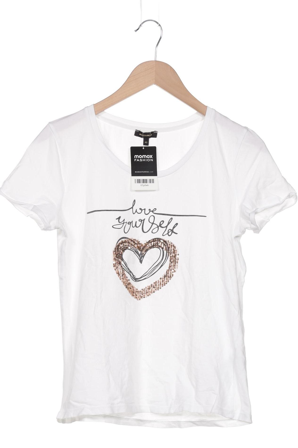 

More & More Damen T-Shirt, weiß, Gr. 40