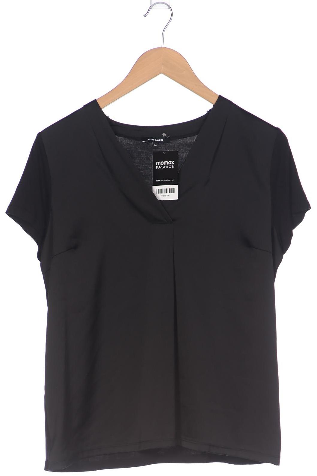 

More & More Damen T-Shirt, schwarz, Gr. 38