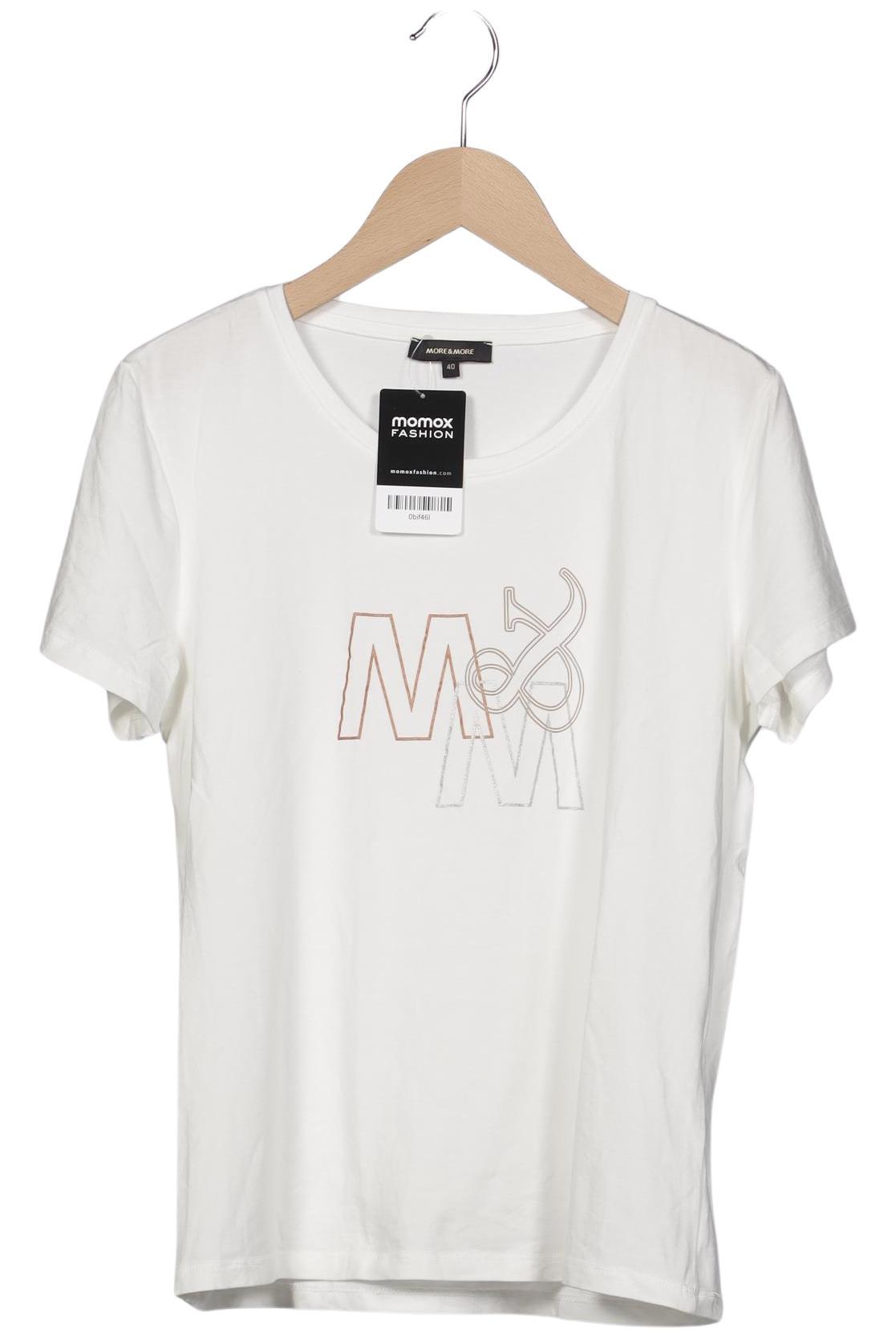 

More & More Damen T-Shirt, cremeweiß, Gr. 40