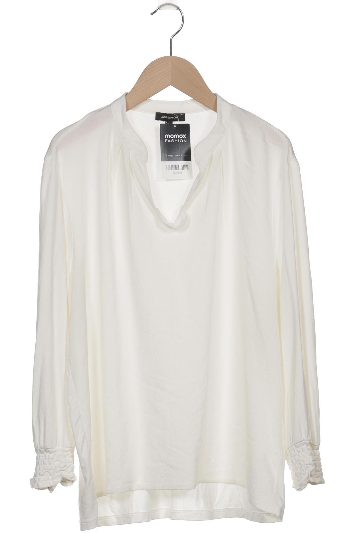 

More & More Damen Langarmshirt, weiß, Gr. 42