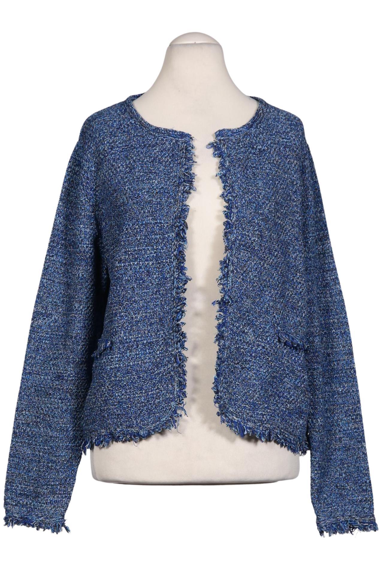 

More & More Damen Strickjacke, blau, Gr. 38