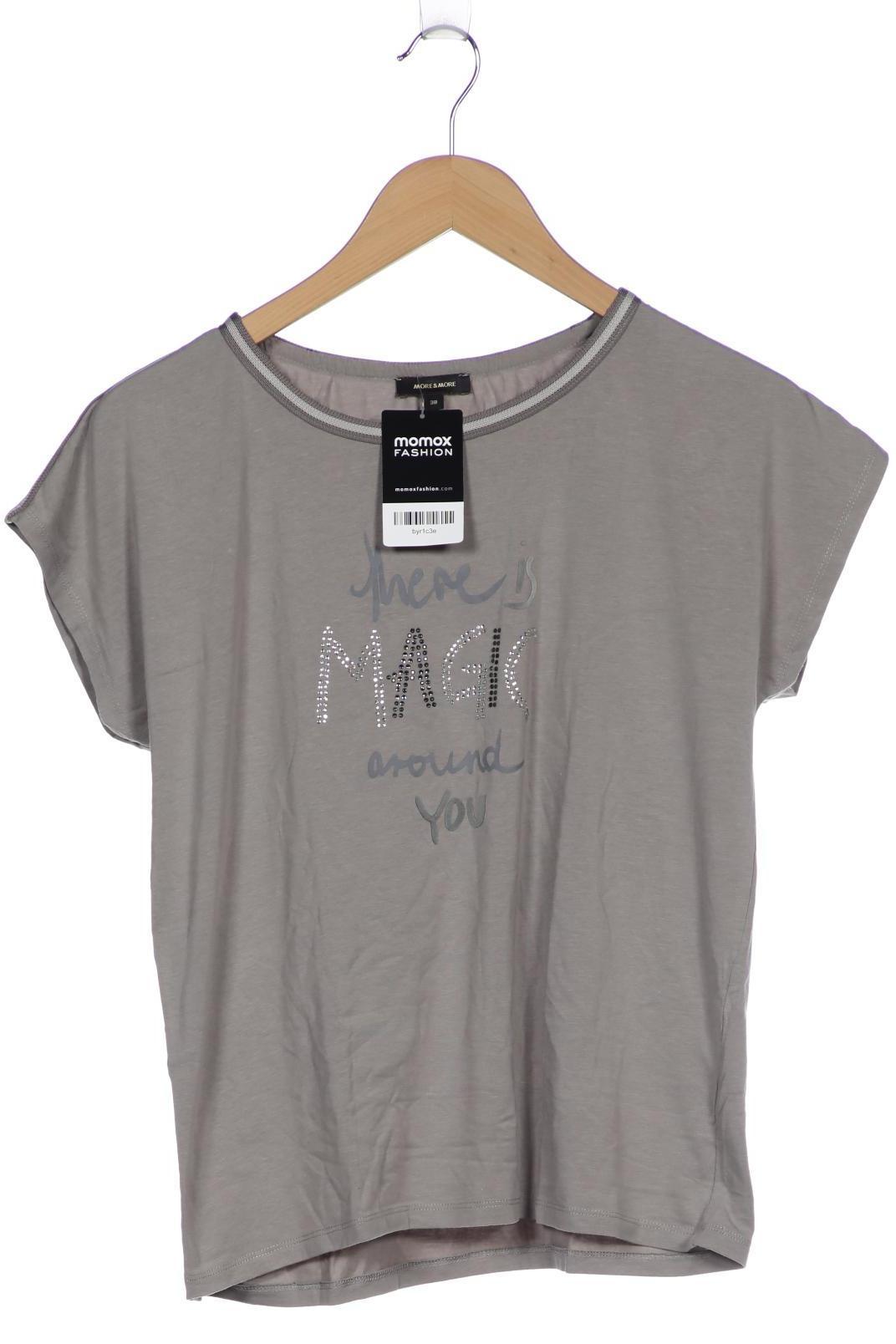 

More & More Damen T-Shirt, grau, Gr. 38
