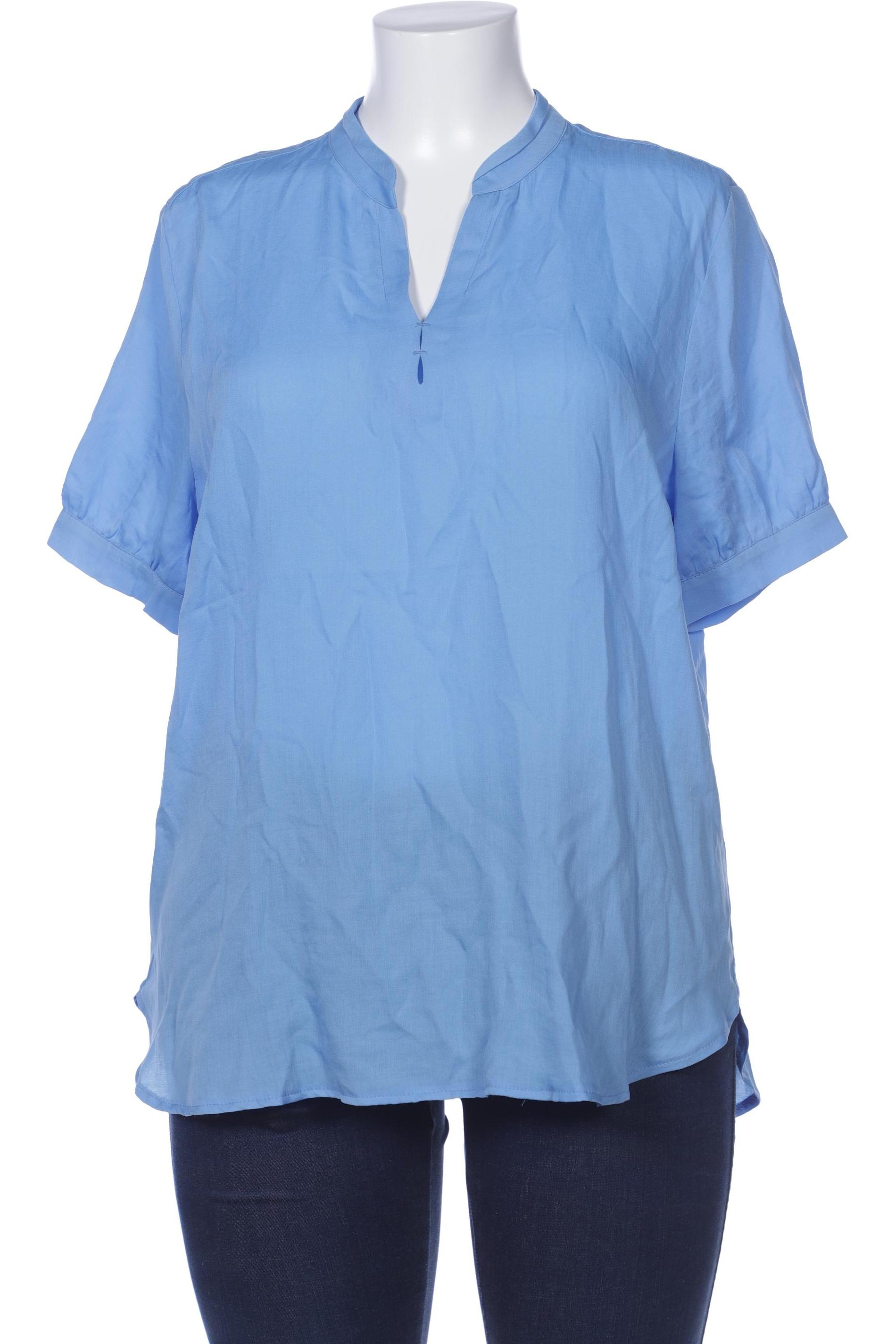 

More & More Damen Bluse, blau, Gr. 44