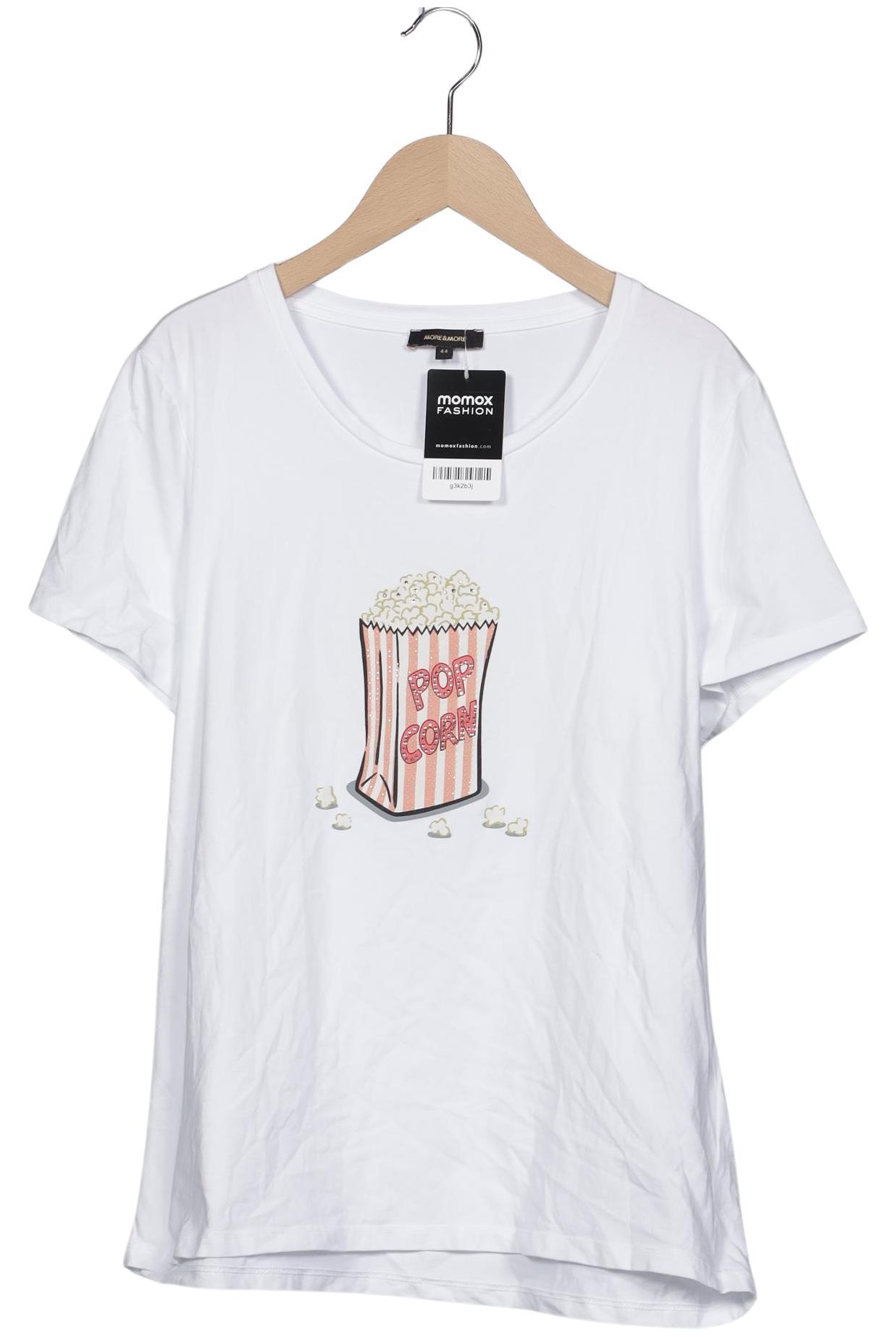 

More & More Damen T-Shirt, weiß, Gr. 44