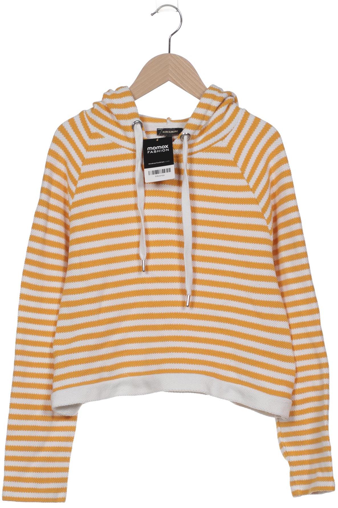 

More & More Damen Kapuzenpullover, gelb, Gr. 38
