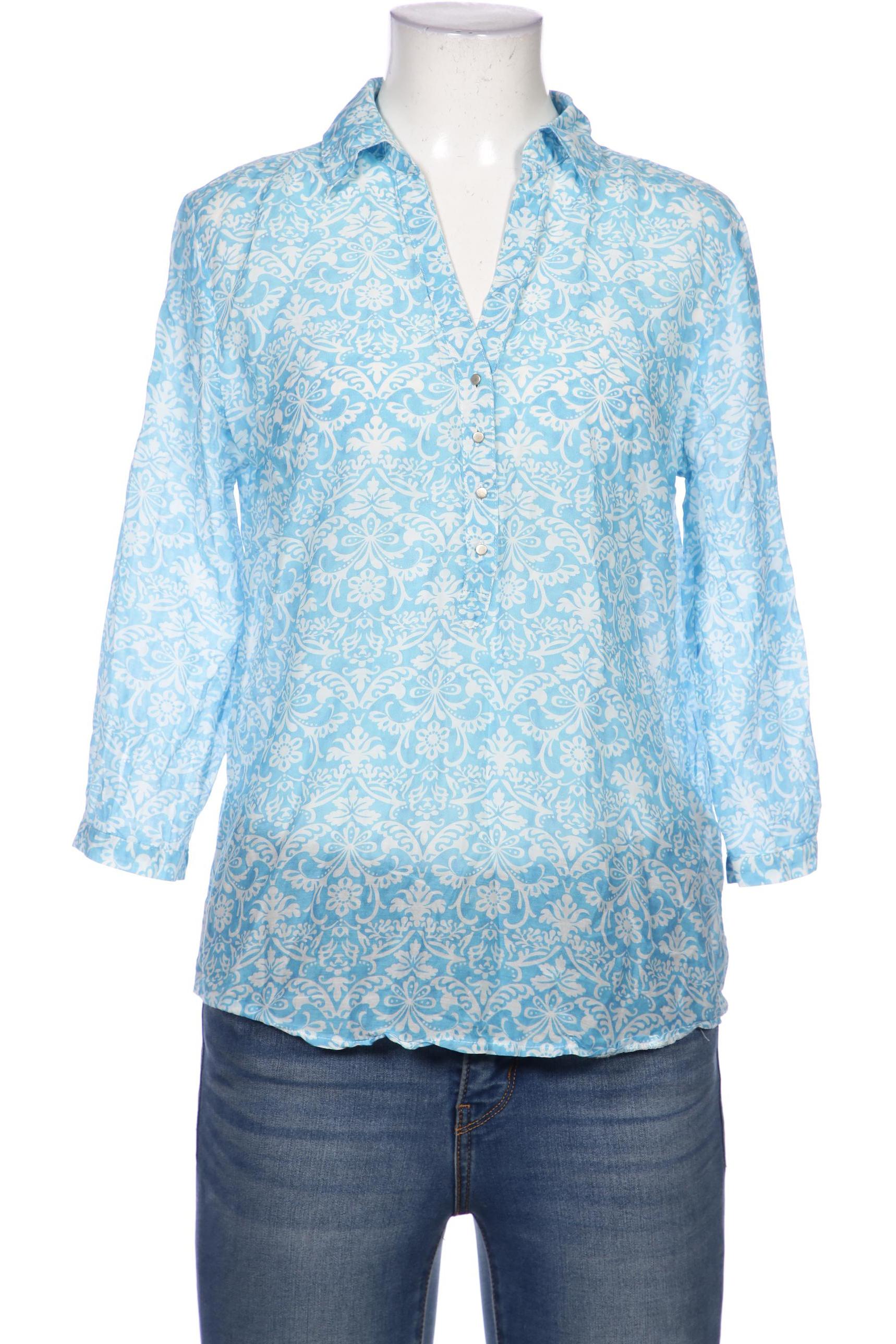 

More & More Damen Bluse, blau, Gr. 36