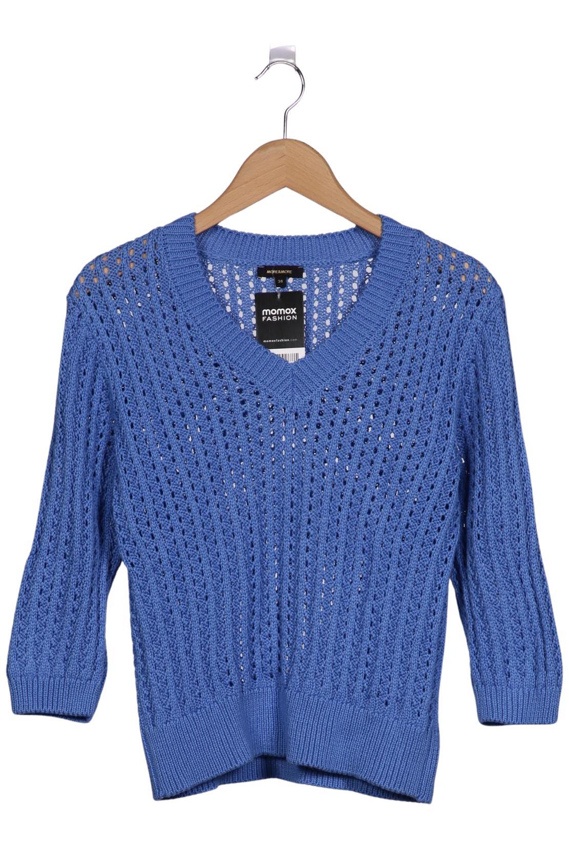 

More & More Damen Pullover, blau, Gr. 38