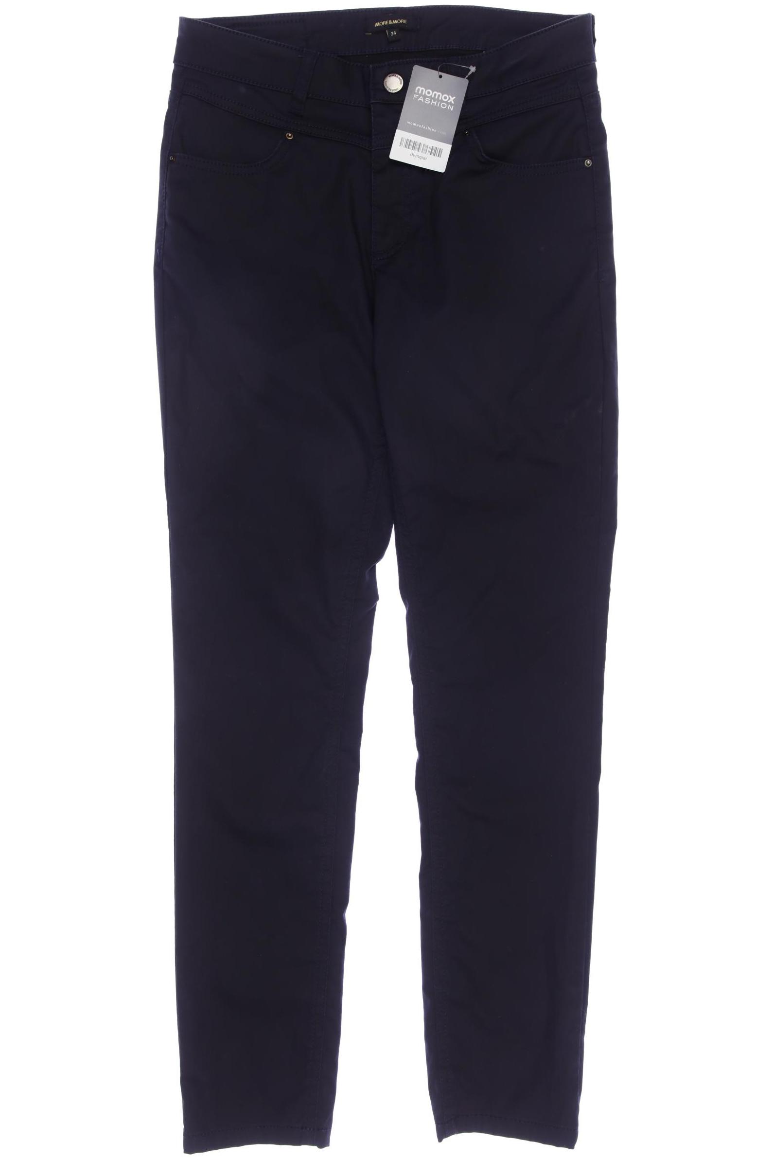 

More & More Damen Stoffhose, marineblau, Gr. 34