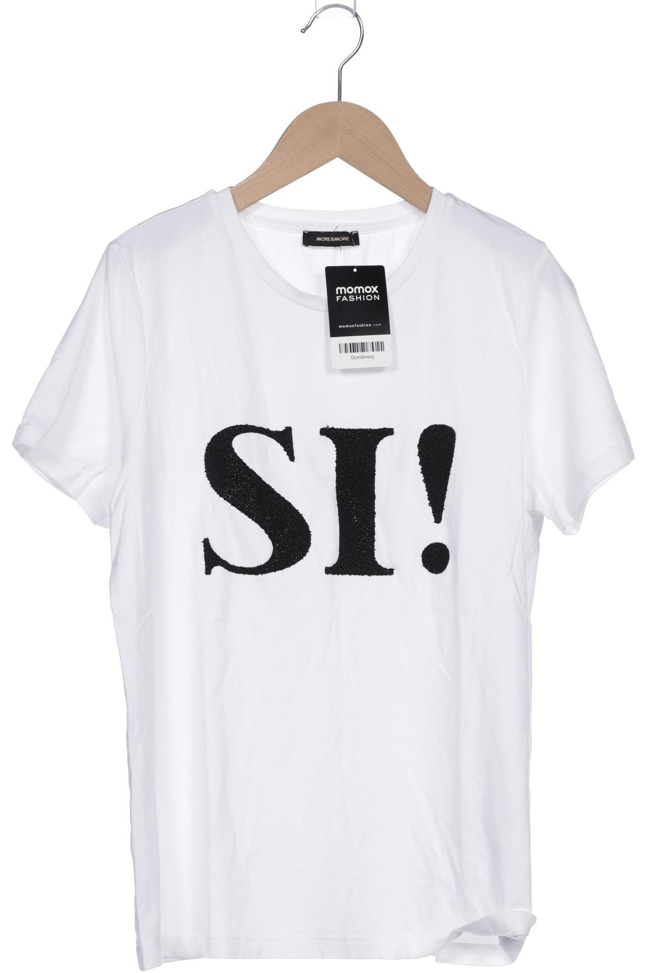 

More & More Damen T-Shirt, weiß, Gr. 38