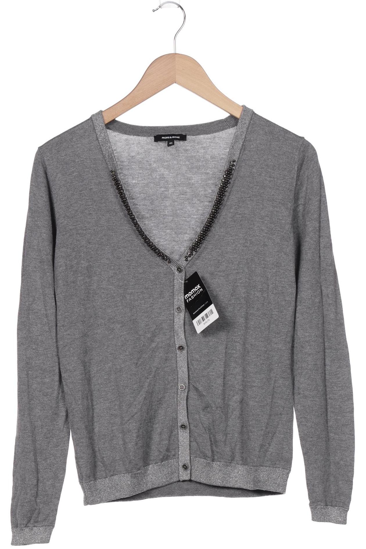 

More & More Damen Strickjacke, grau, Gr. 40