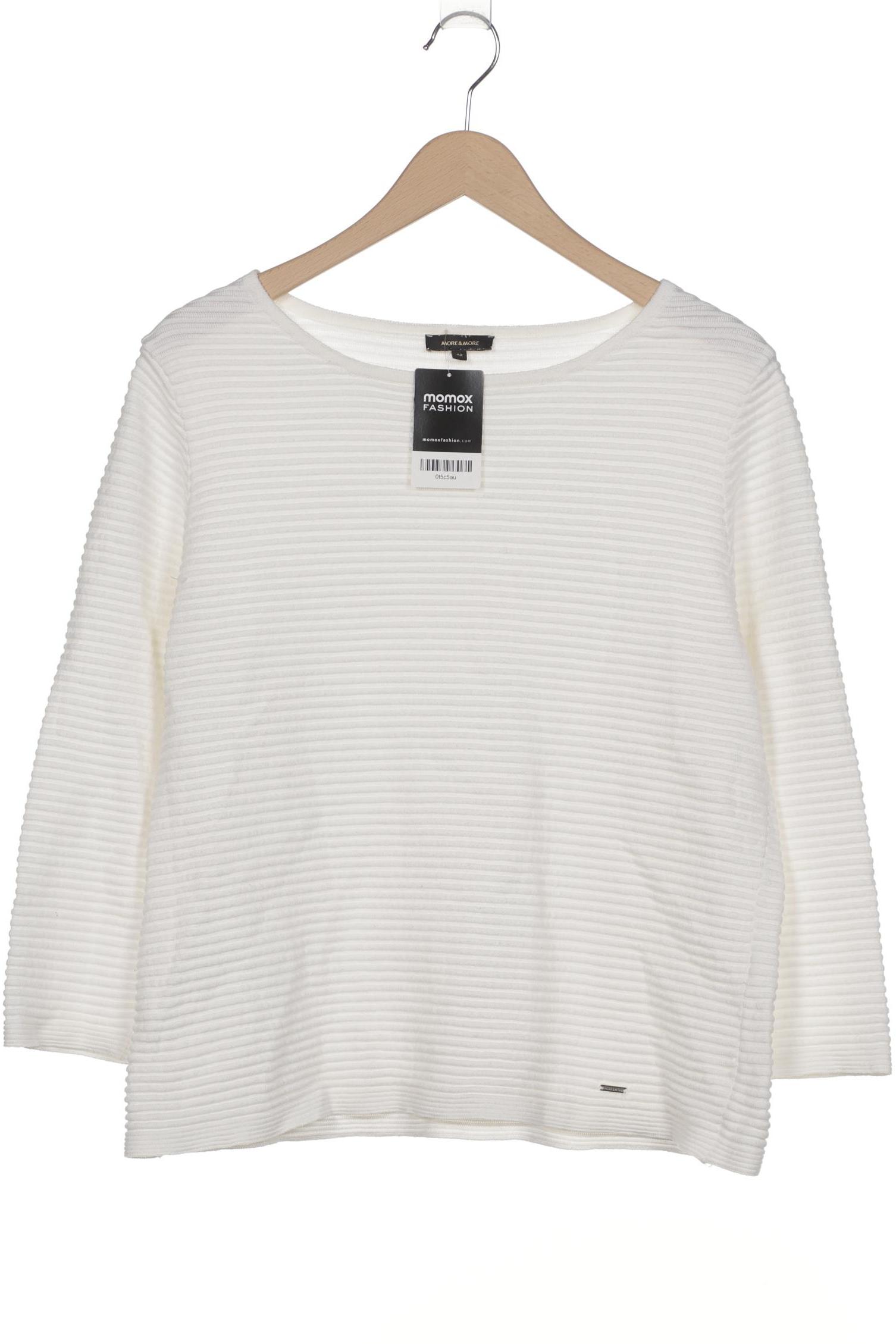

More & More Damen Langarmshirt, weiß, Gr. 42