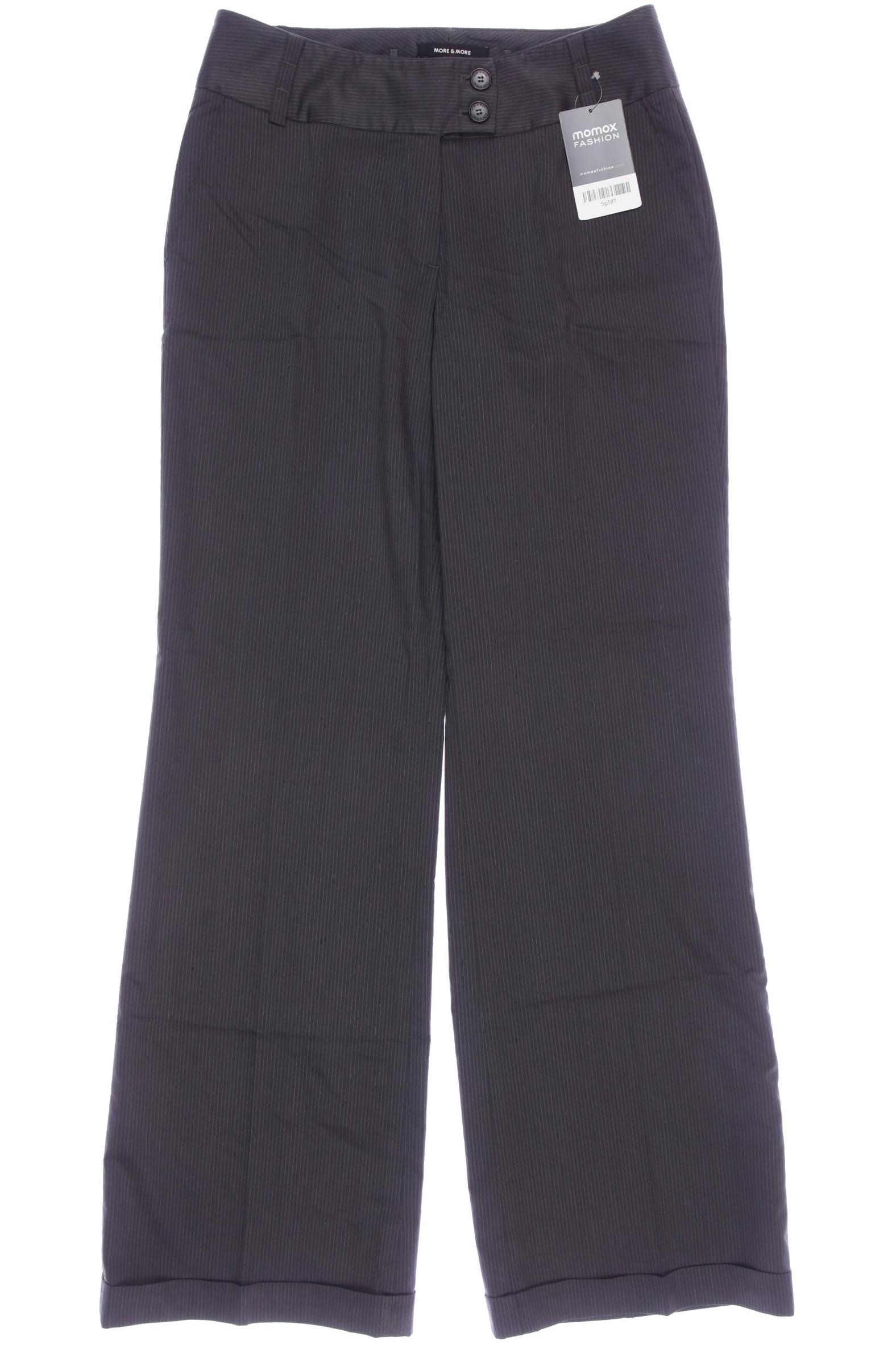 

More & More Damen Stoffhose, grau, Gr. 34
