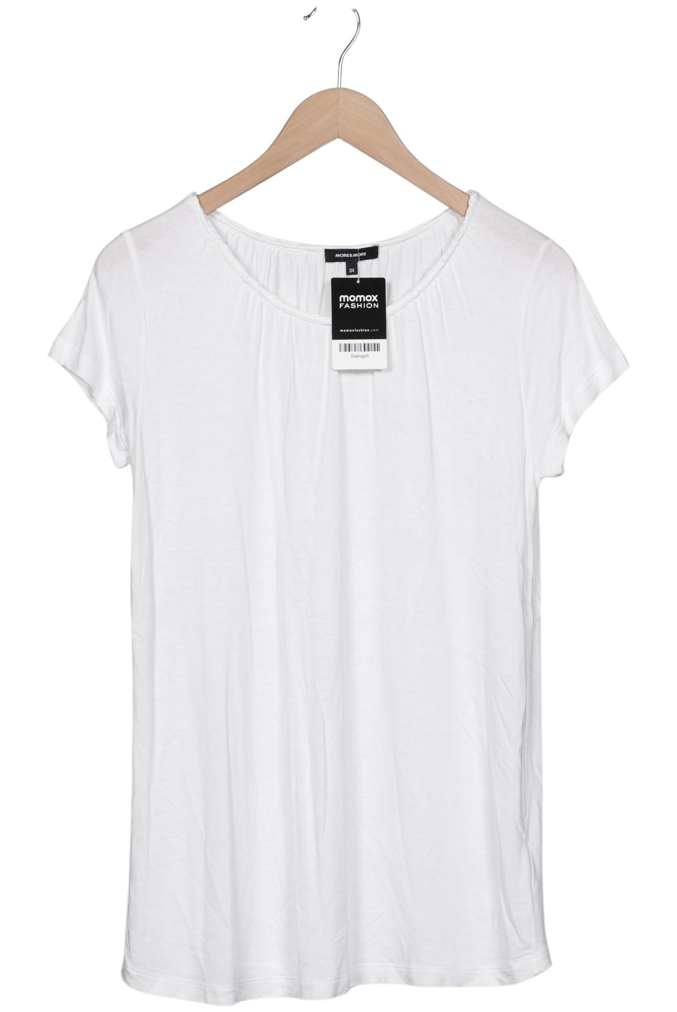 

More & More Damen T-Shirt, weiß, Gr. 34