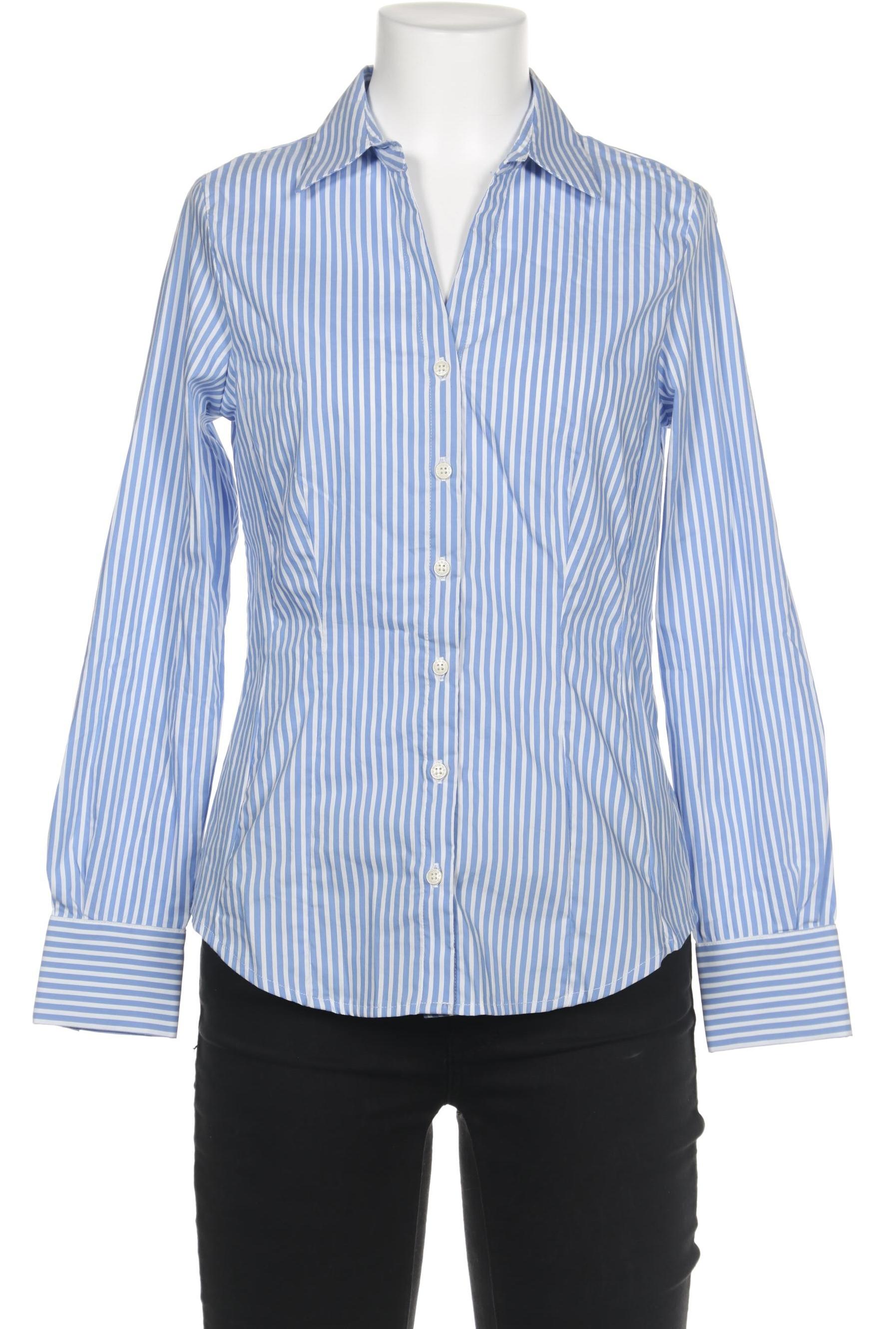 

More & More Damen Bluse, blau, Gr. 34