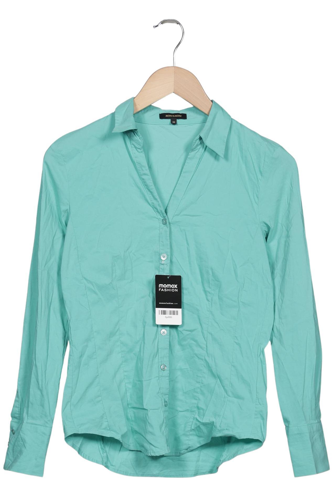 

More & More Damen Bluse, türkis, Gr. 34
