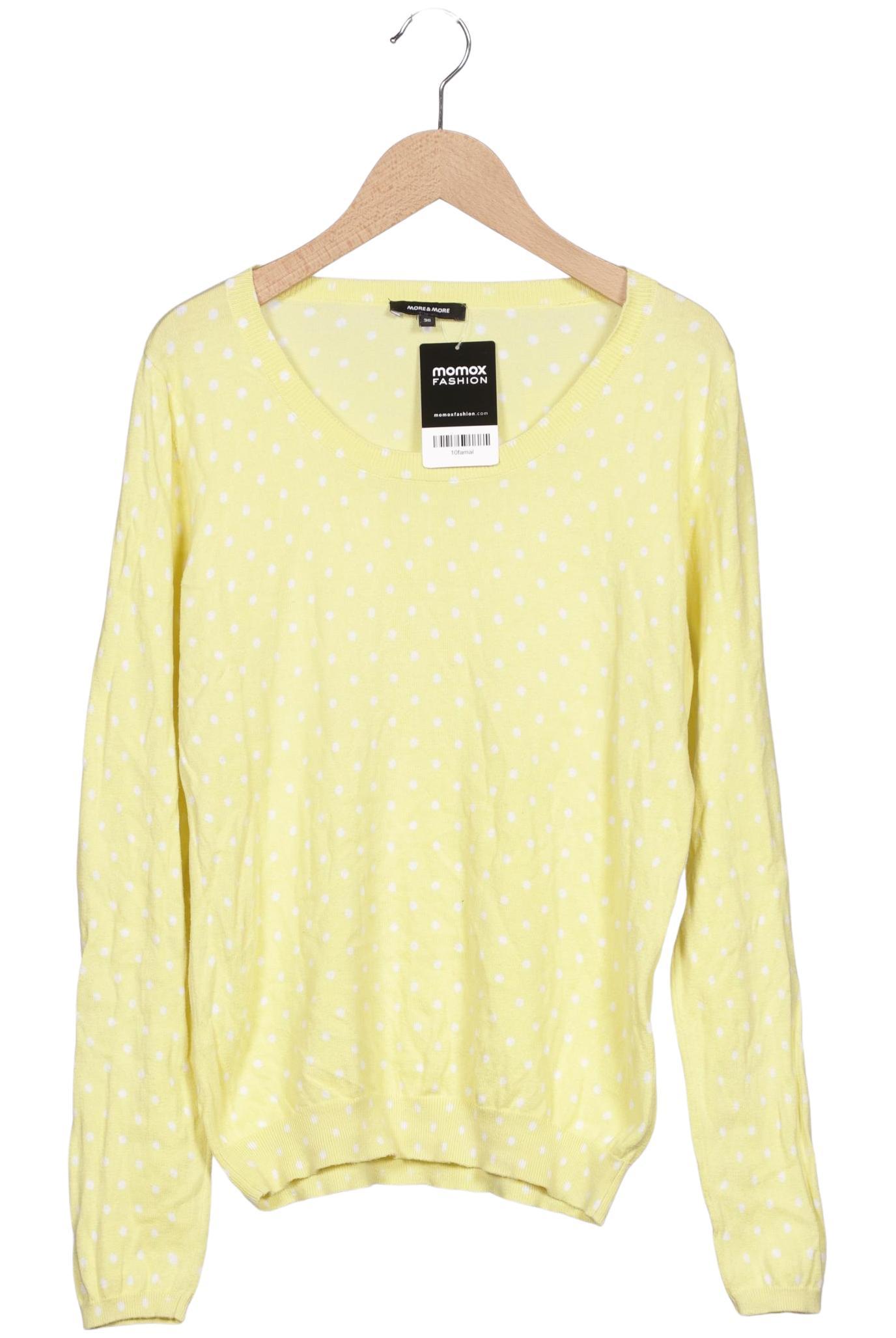 

More & More Damen Pullover, gelb, Gr. 36
