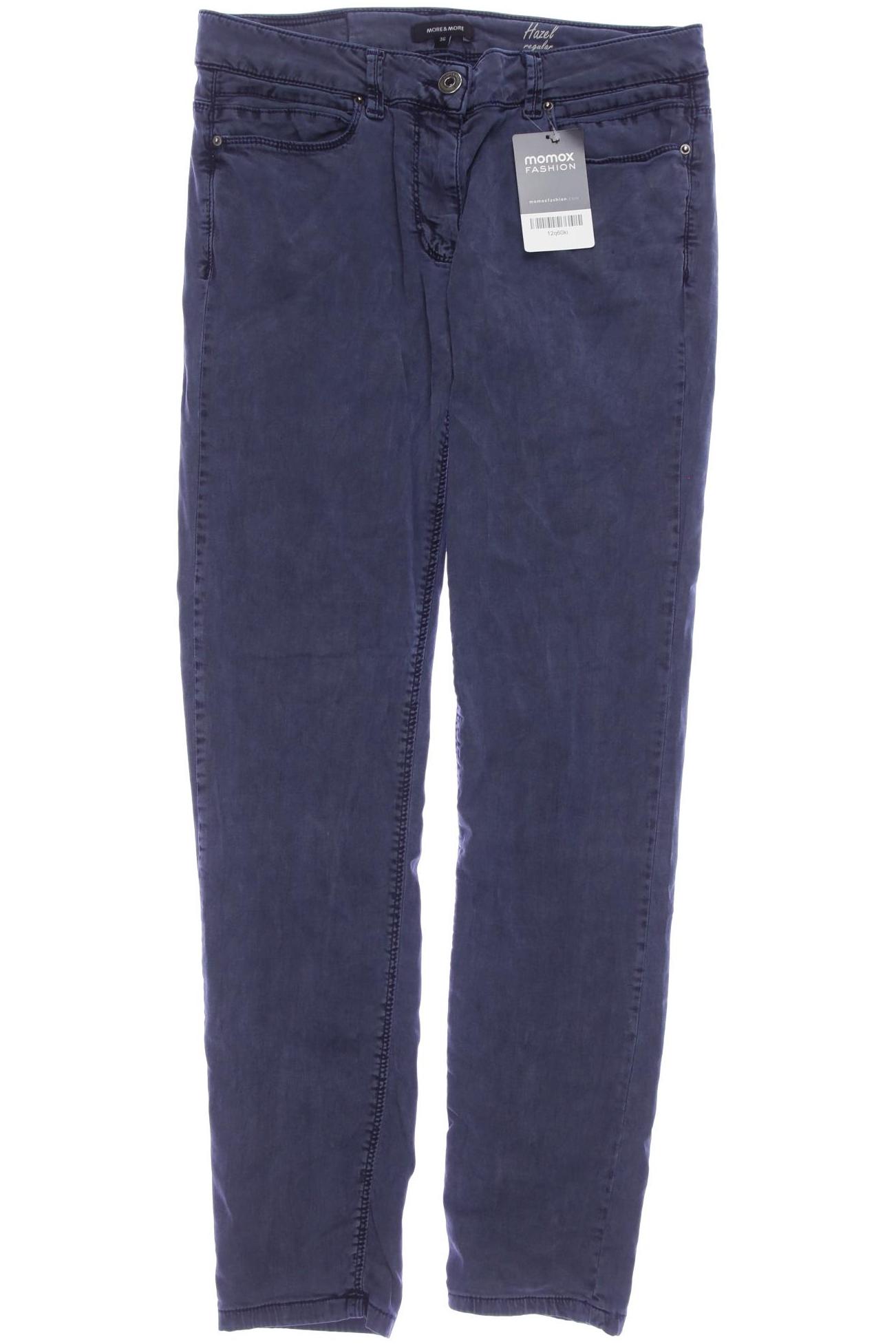 

More & More Damen Stoffhose, marineblau, Gr. 36