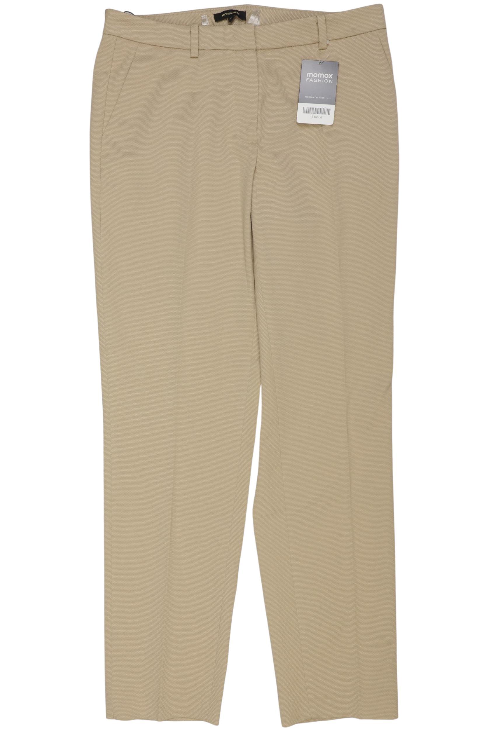 

More & More Damen Stoffhose, beige, Gr. 36