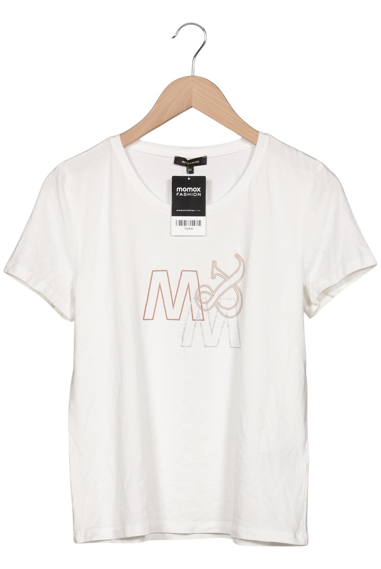

More & More Damen T-Shirt, weiß, Gr. 40