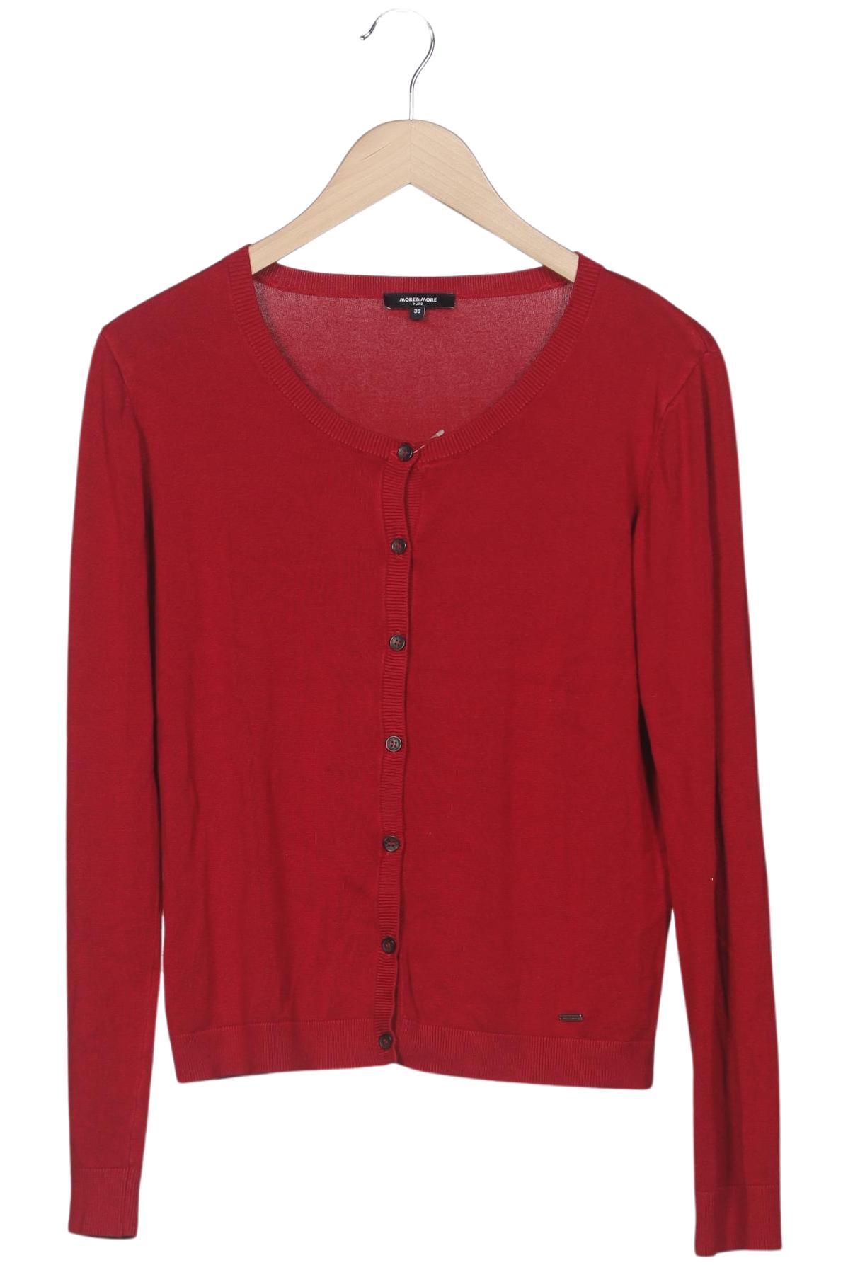 

More & More Damen Strickjacke, rot, Gr. 38