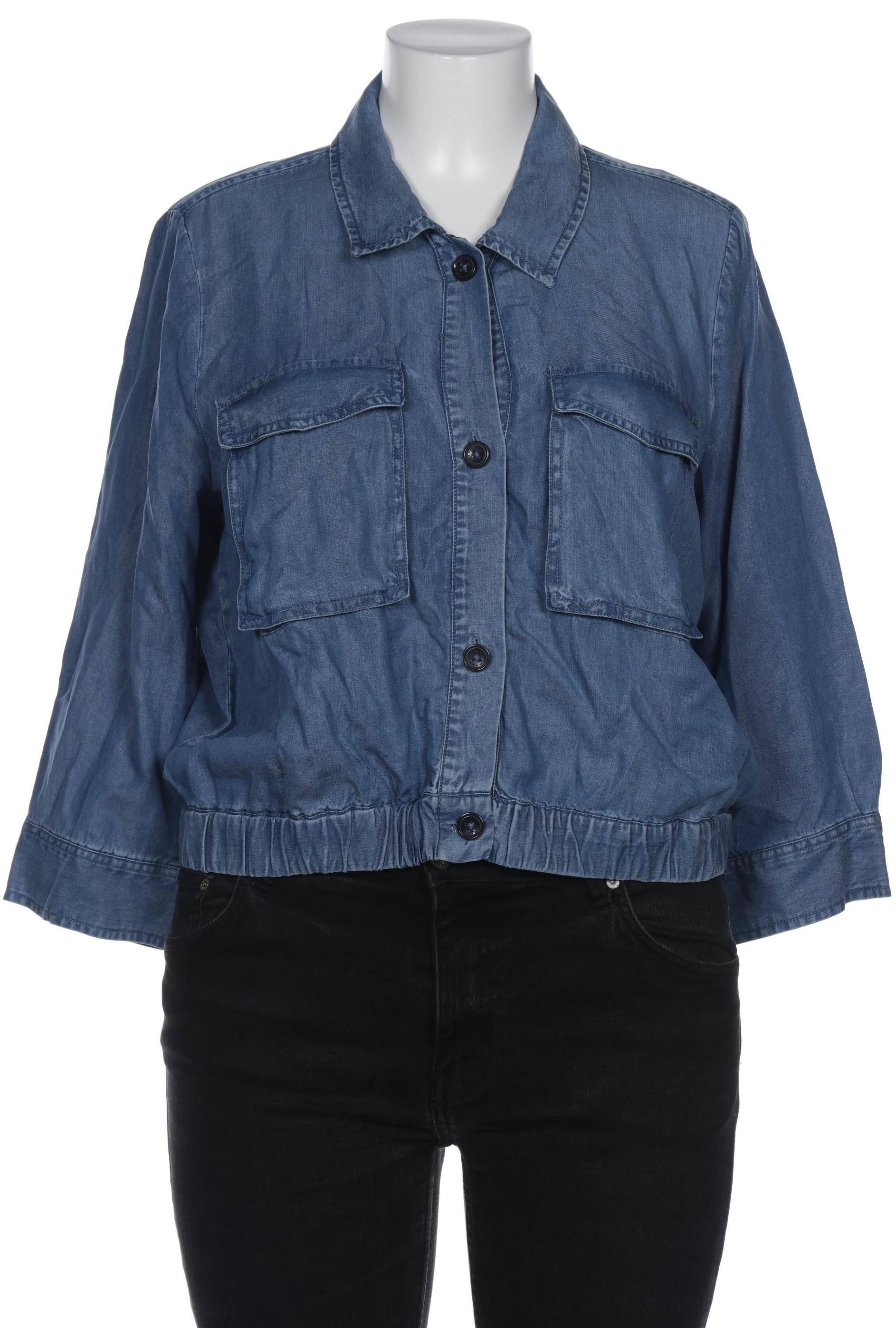 

More & More Damen Bluse, blau, Gr. 42