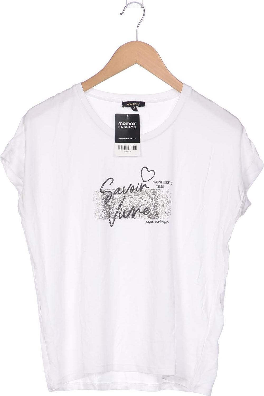 

More & More Damen T-Shirt, weiß, Gr. 38