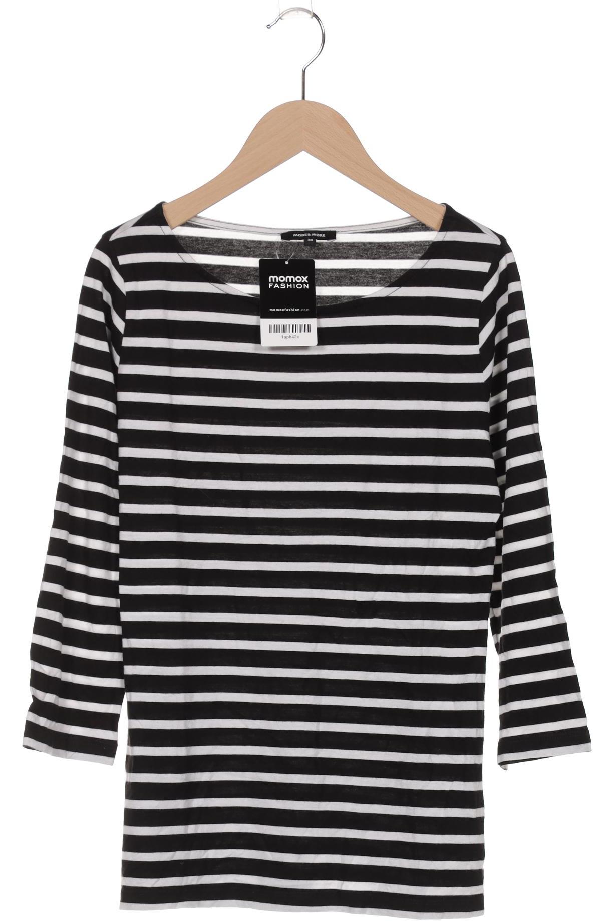 

More & More Damen Langarmshirt, schwarz, Gr. 38
