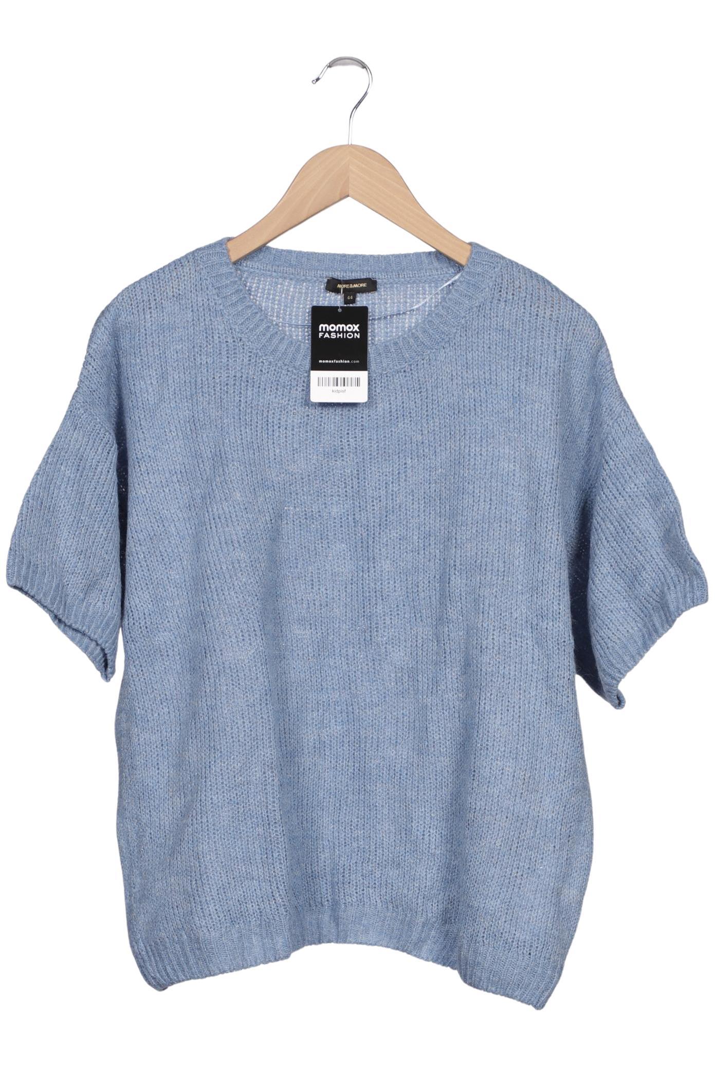

More & More Damen Pullover, blau, Gr. 44