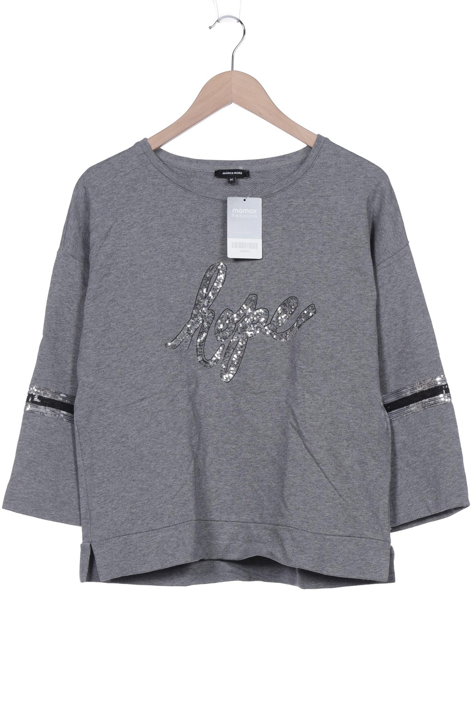 

More & More Damen Sweatshirt, grau, Gr. 40