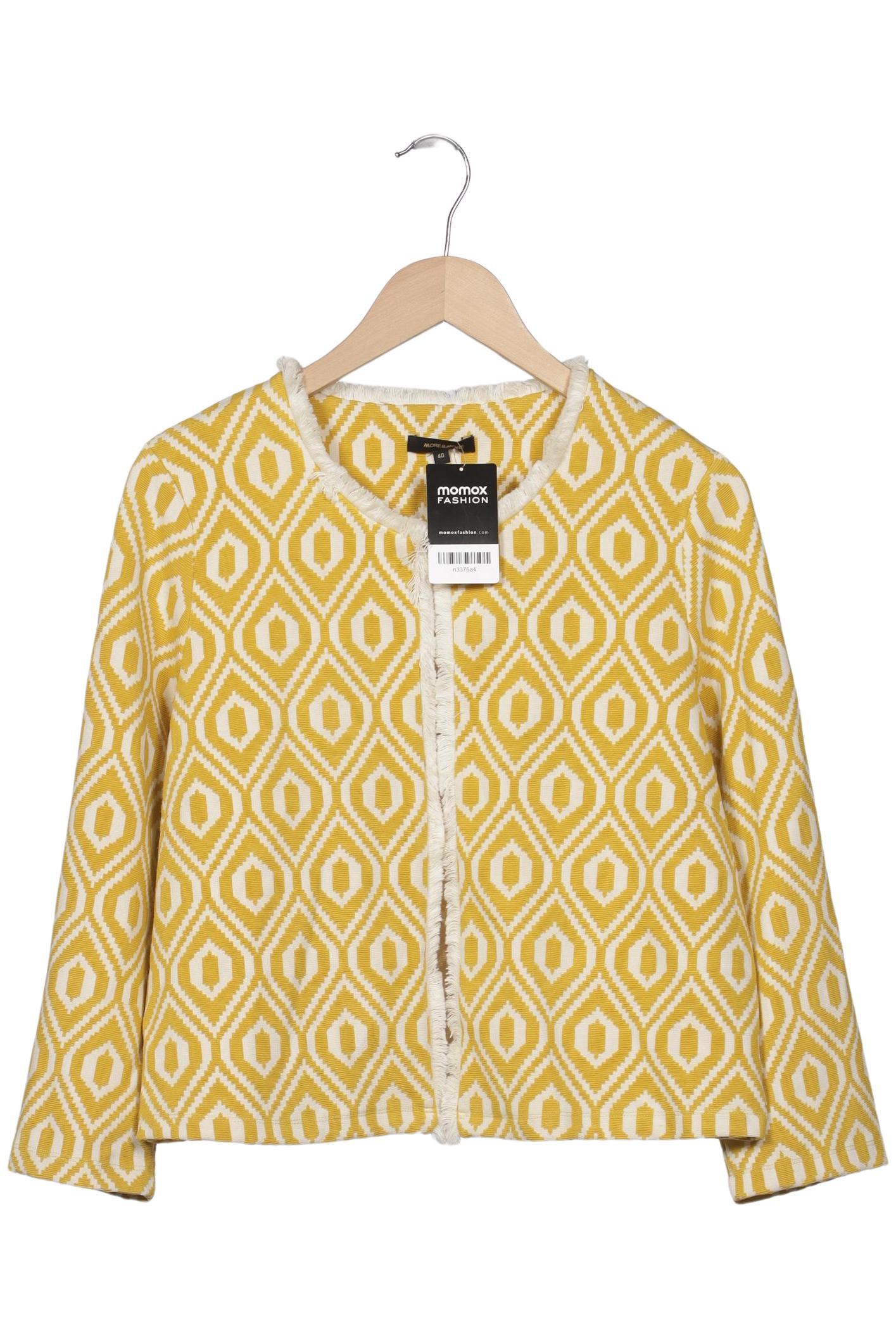 

More & More Damen Strickjacke, gelb, Gr. 40