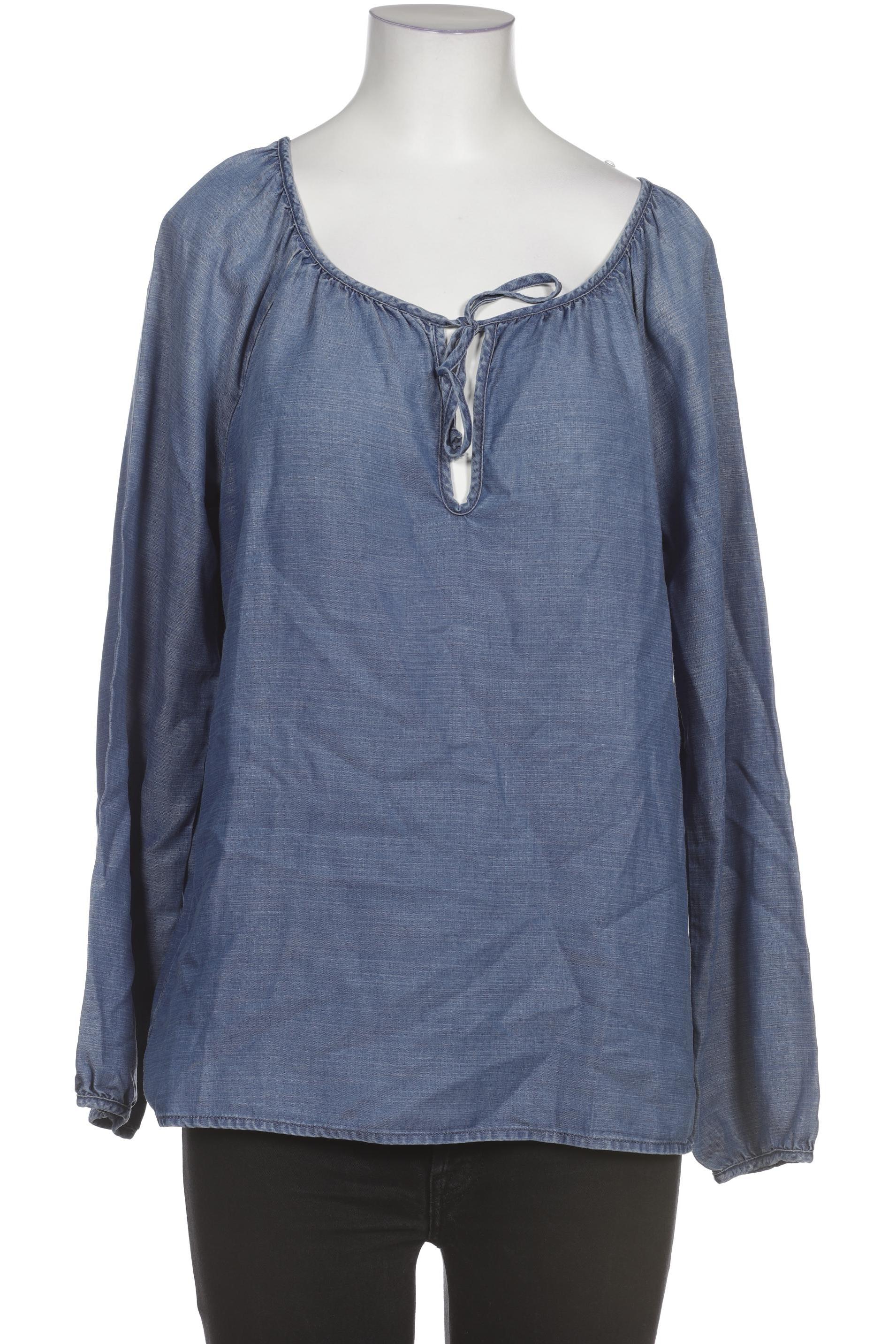 

More & More Damen Bluse, blau, Gr. 36