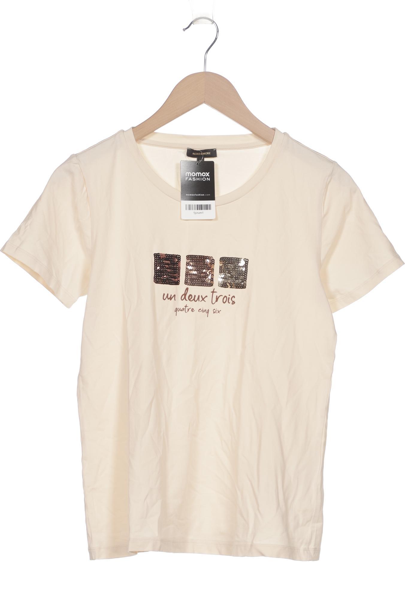 

More & More Damen T-Shirt, cremeweiß, Gr. 38