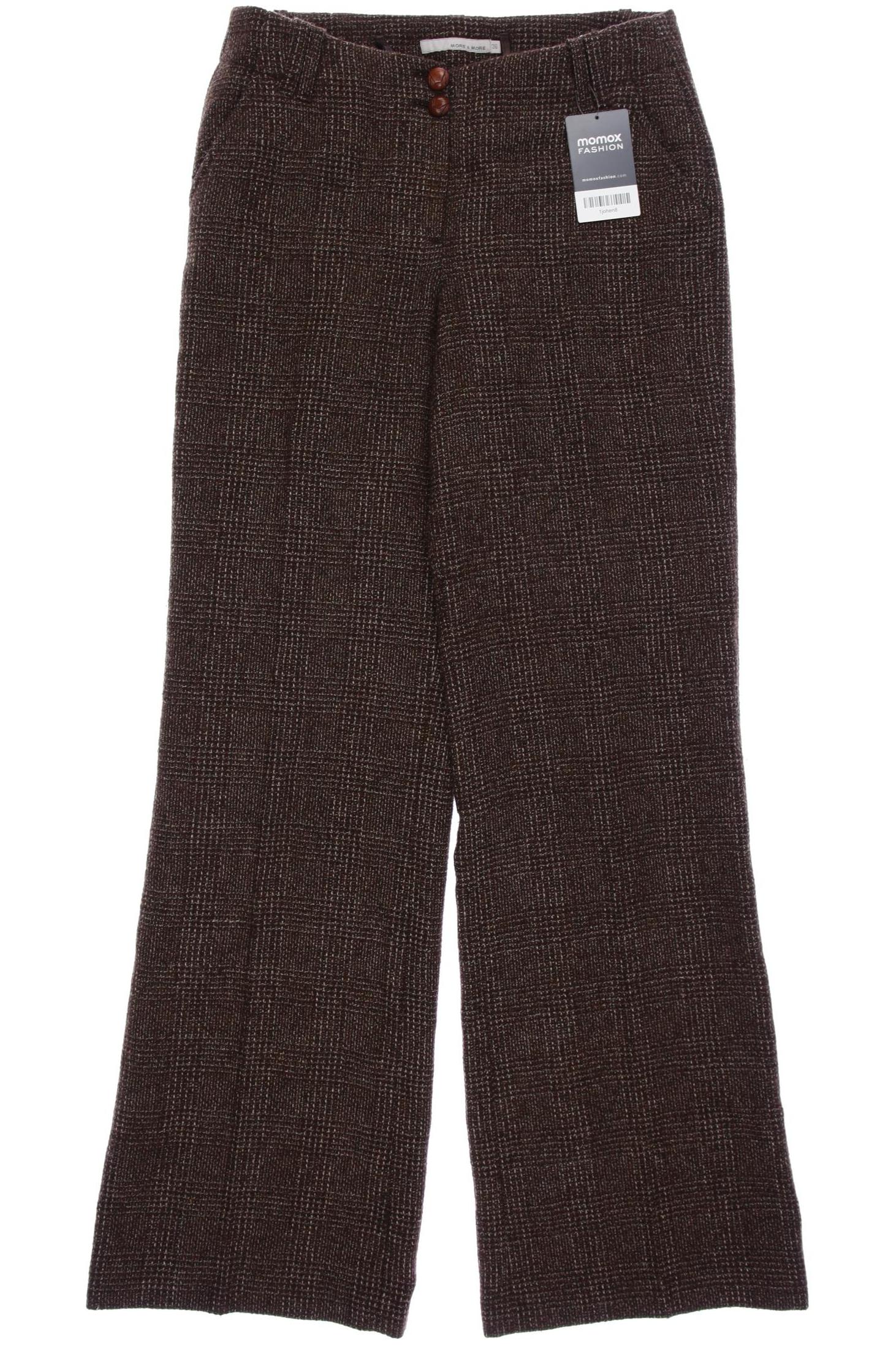 

More & More Damen Stoffhose, braun