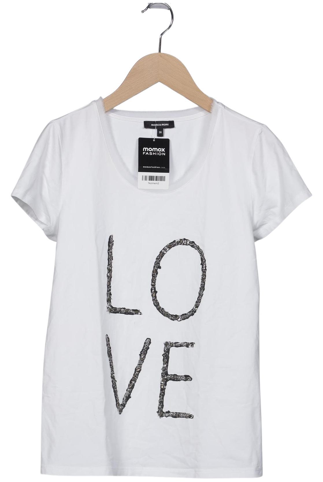 

More & More Damen T-Shirt, weiß, Gr. 36