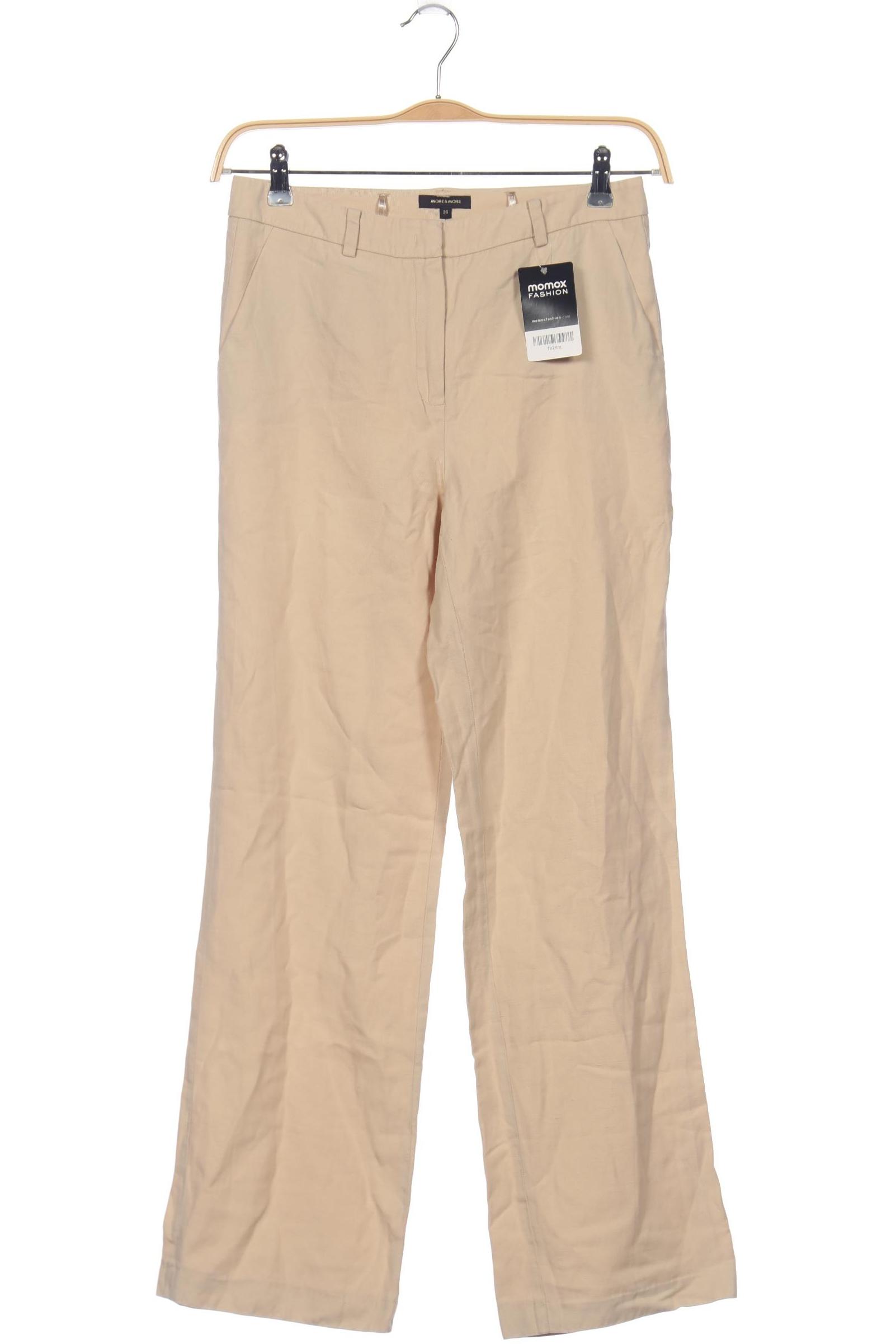 

More & More Damen Stoffhose, beige, Gr. 36