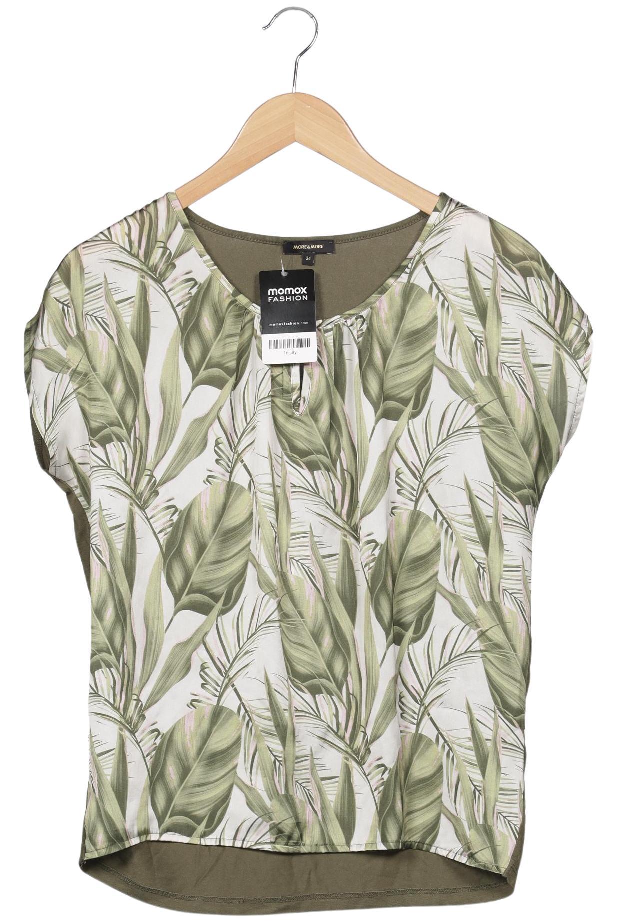 

More & More Damen T-Shirt, grün, Gr. 34
