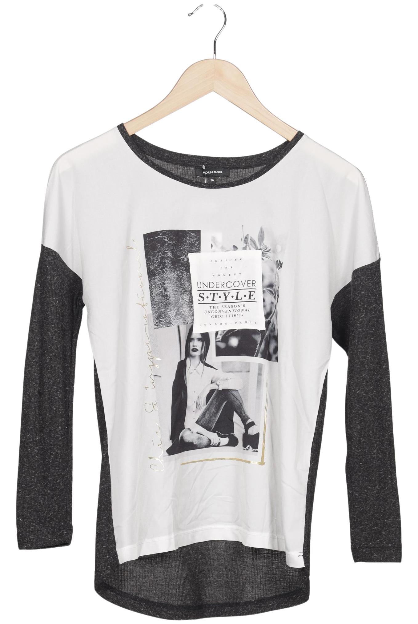

More & More Damen Langarmshirt, mehrfarbig, Gr. 36
